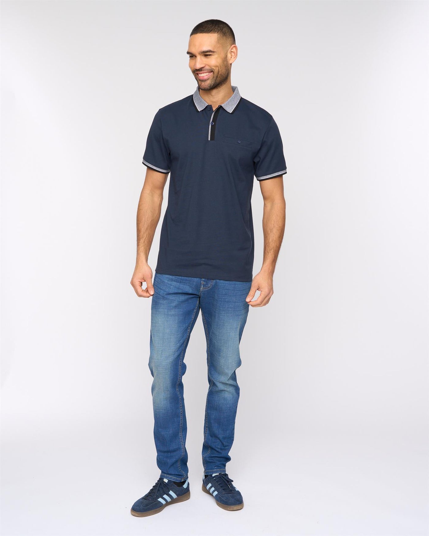 Mens Eastbrook Polo Navy