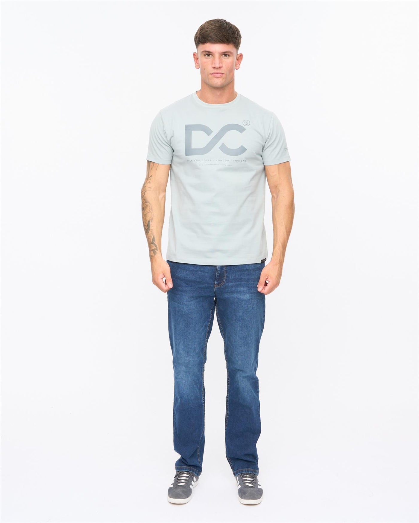 Mens Polymoore Heavy T-Shirt Steel Blue