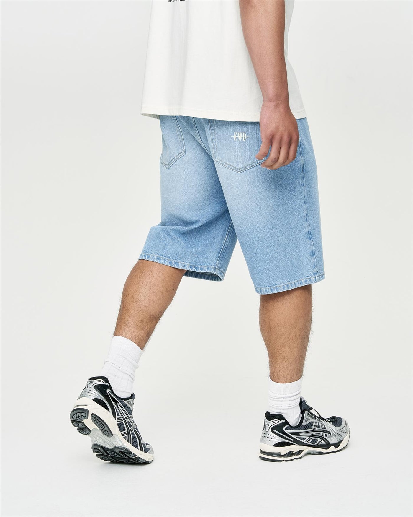 Mens Studio Dubl Jorts Light Wash