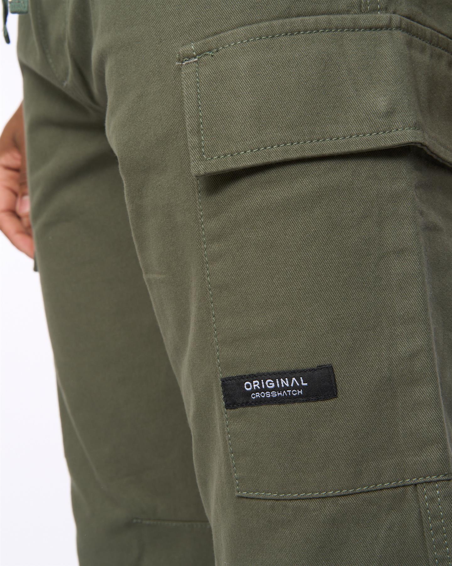 Mens Utilate Elastic Waist Cargos Thyme