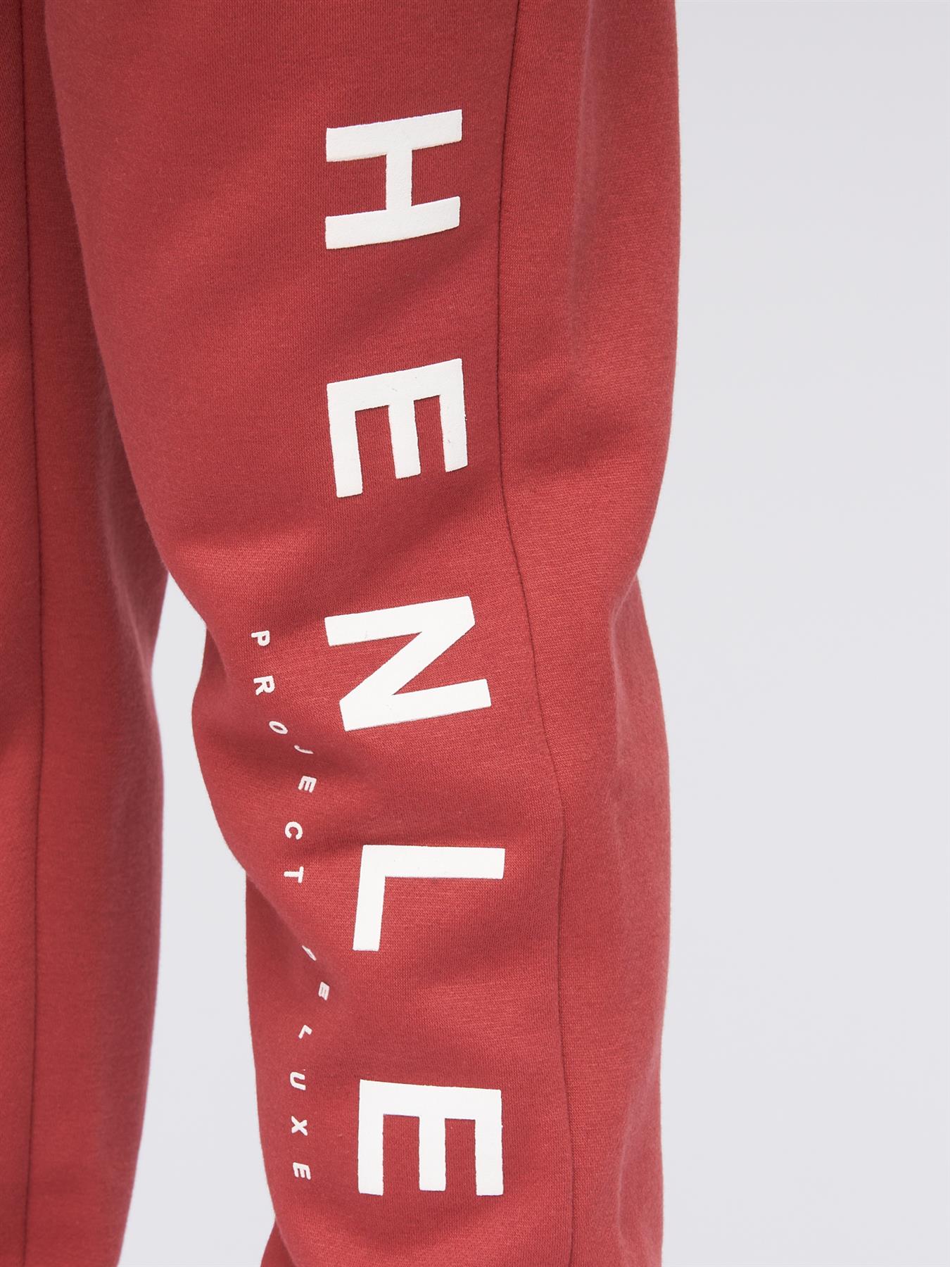 Mens Classhen Joggers Deep Red