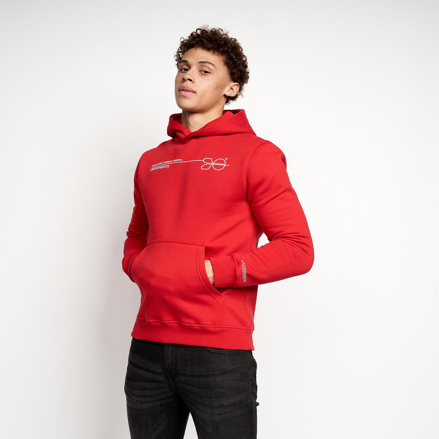 Mens Karver Hoodie Red