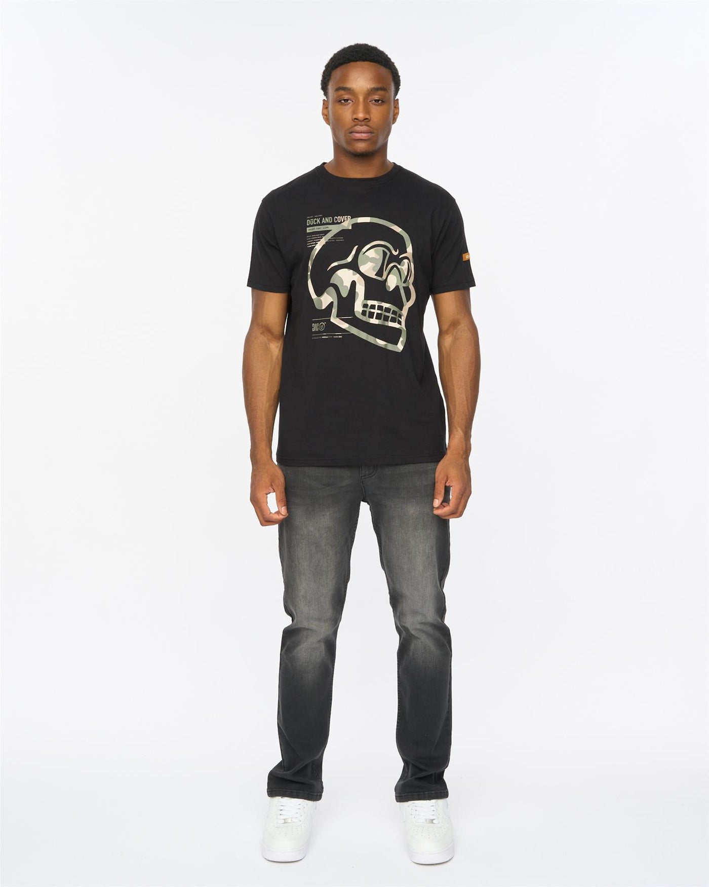 Mens Skullmatic T-Shirt Black