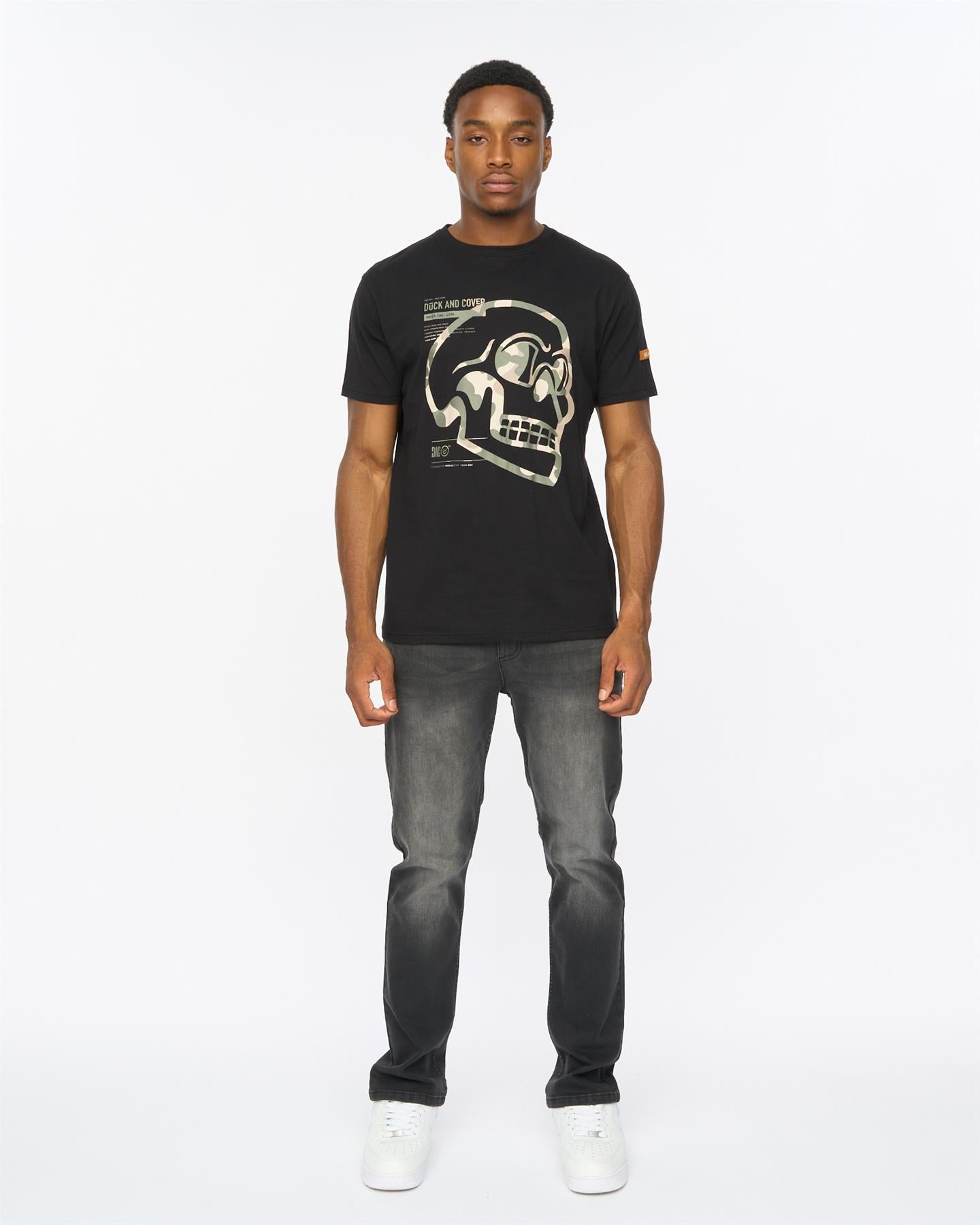 Mens Skullmatic T-Shirt Black