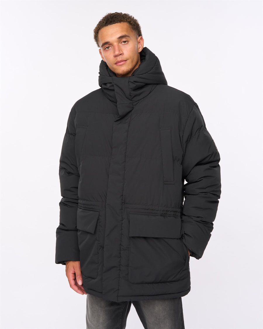 Mens Fletchley Puffer Jacket Black