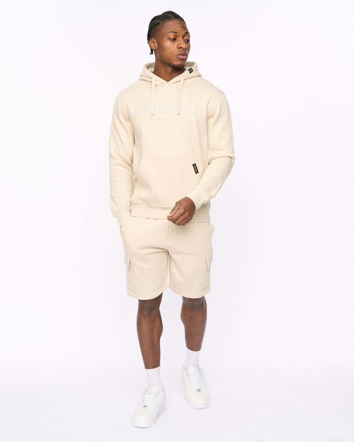 Mens Bardon Cargo Shorts Light Stone