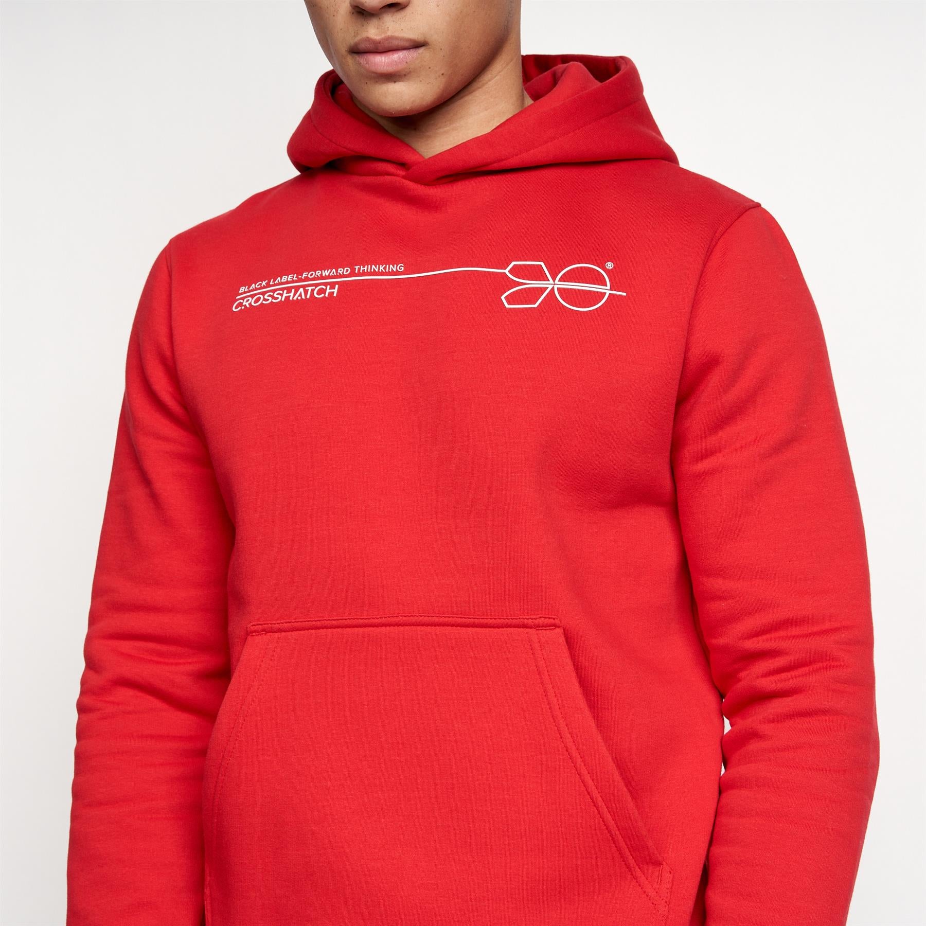 Mens Karver Hoodie Red