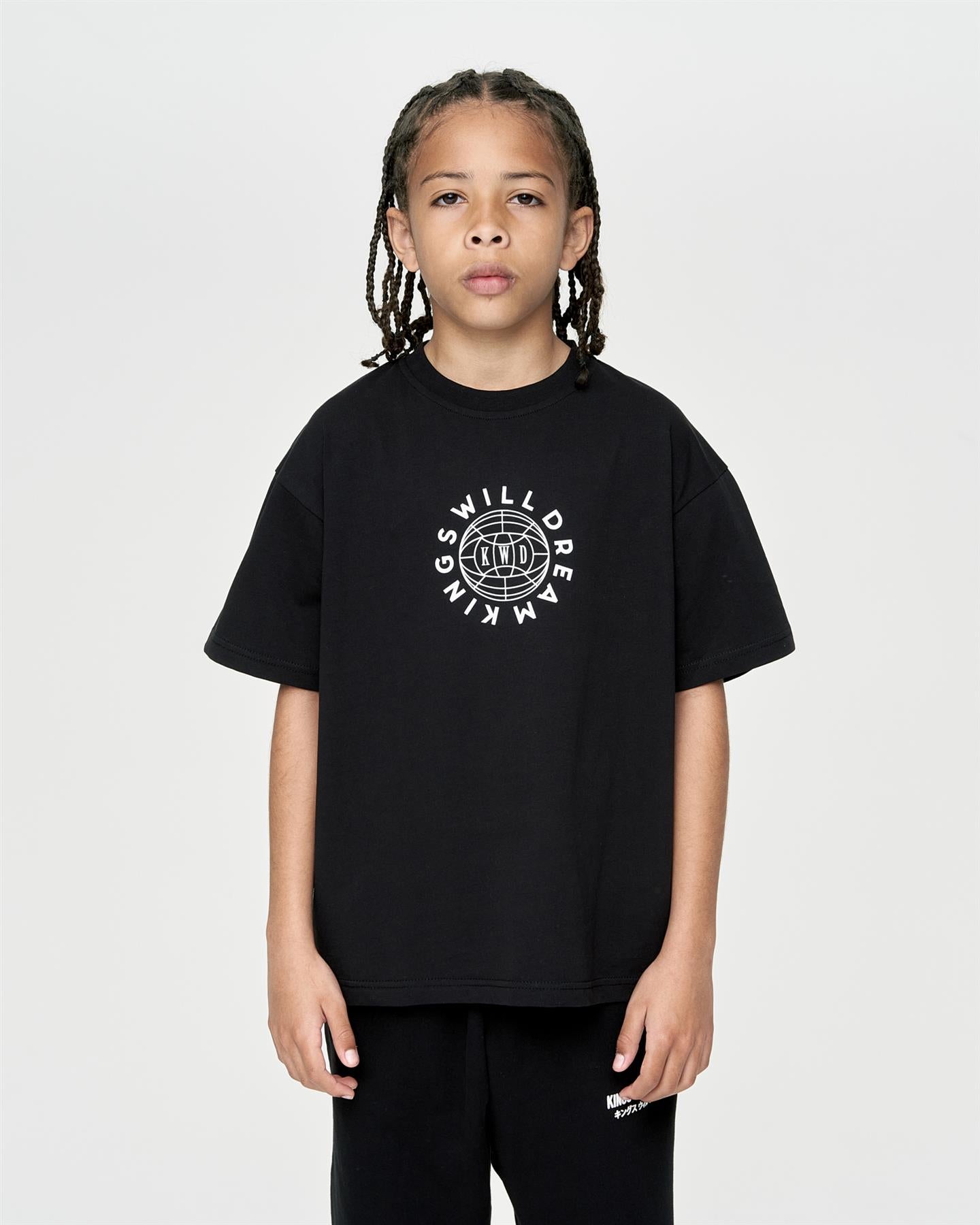 Kids Boys Studio Globalise T-Shirt Black