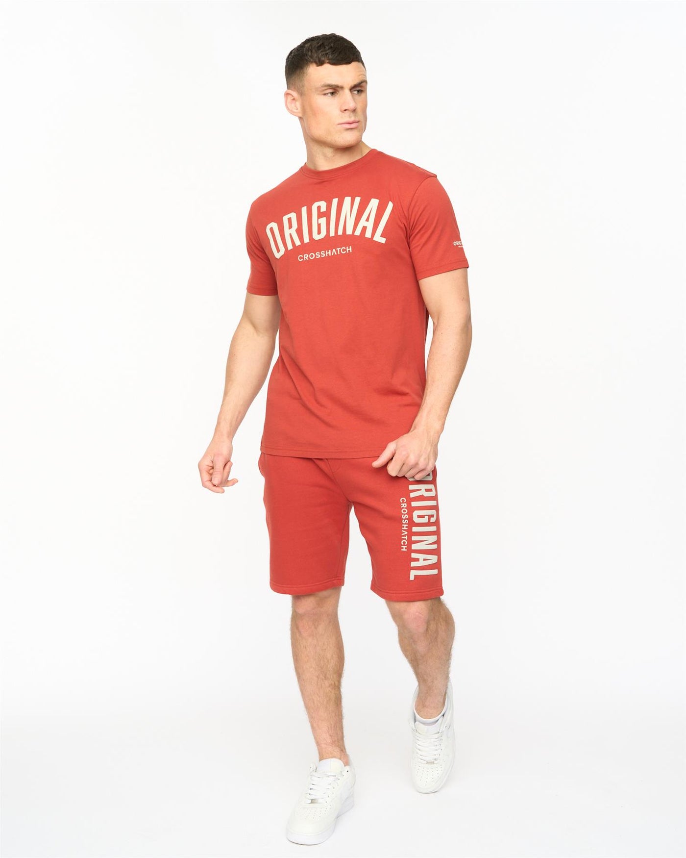 Mens Kensby Jog Shorts Red