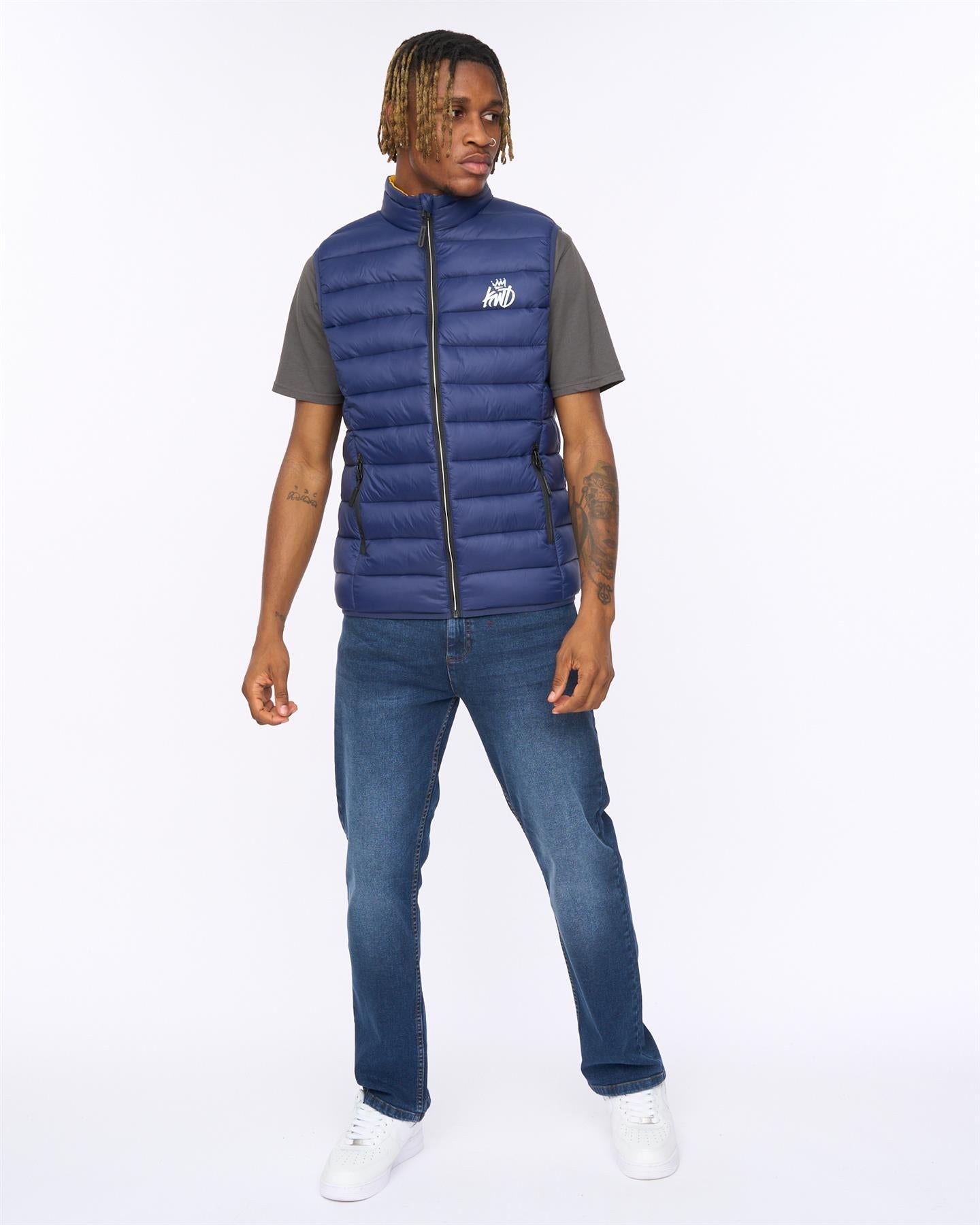 Mens Jackinson Gilet Navy