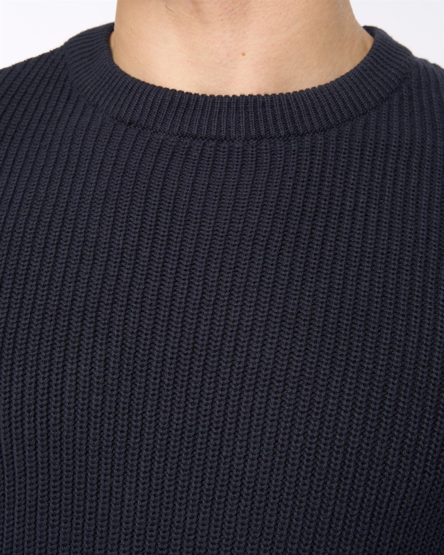 Mens Jampster Crew Knit Navy