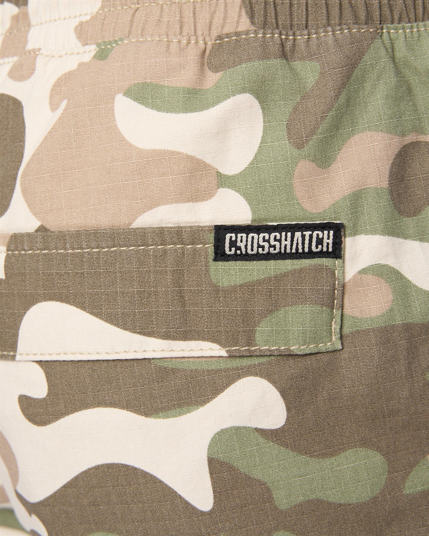 Mens Camtort Camo Shorts Pebble