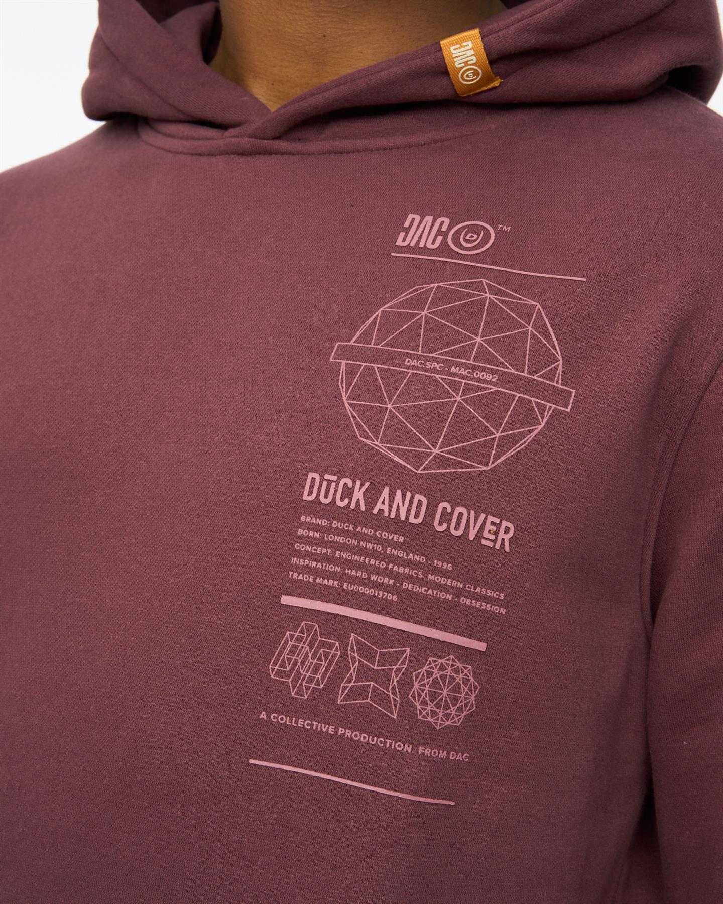 Mens Ashland Hoodie Raisin