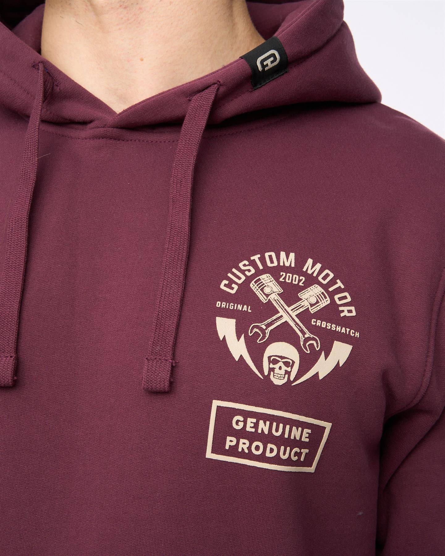 Mens Moules Hoodie Wine