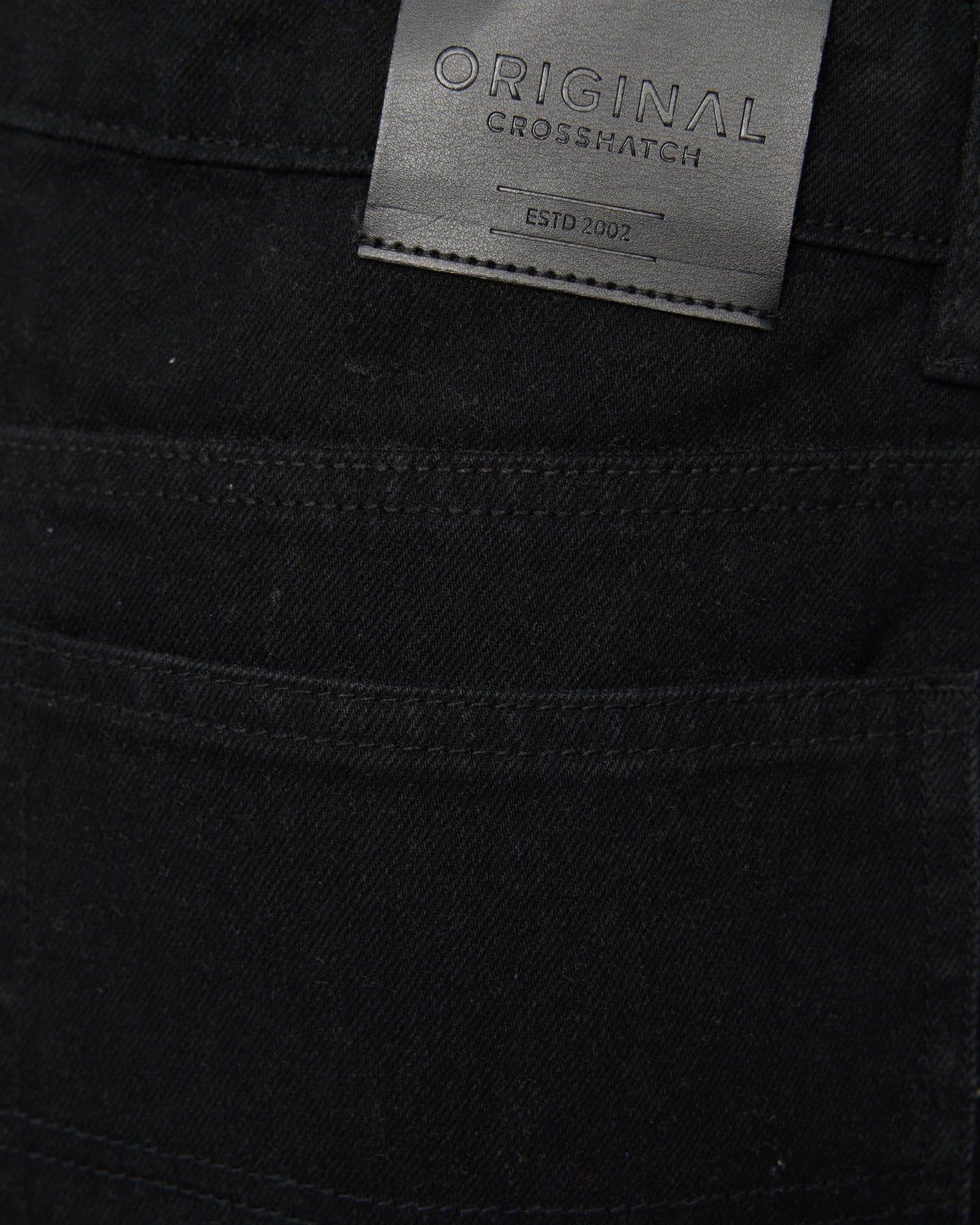 Mens Teleman Denim Shorts Black