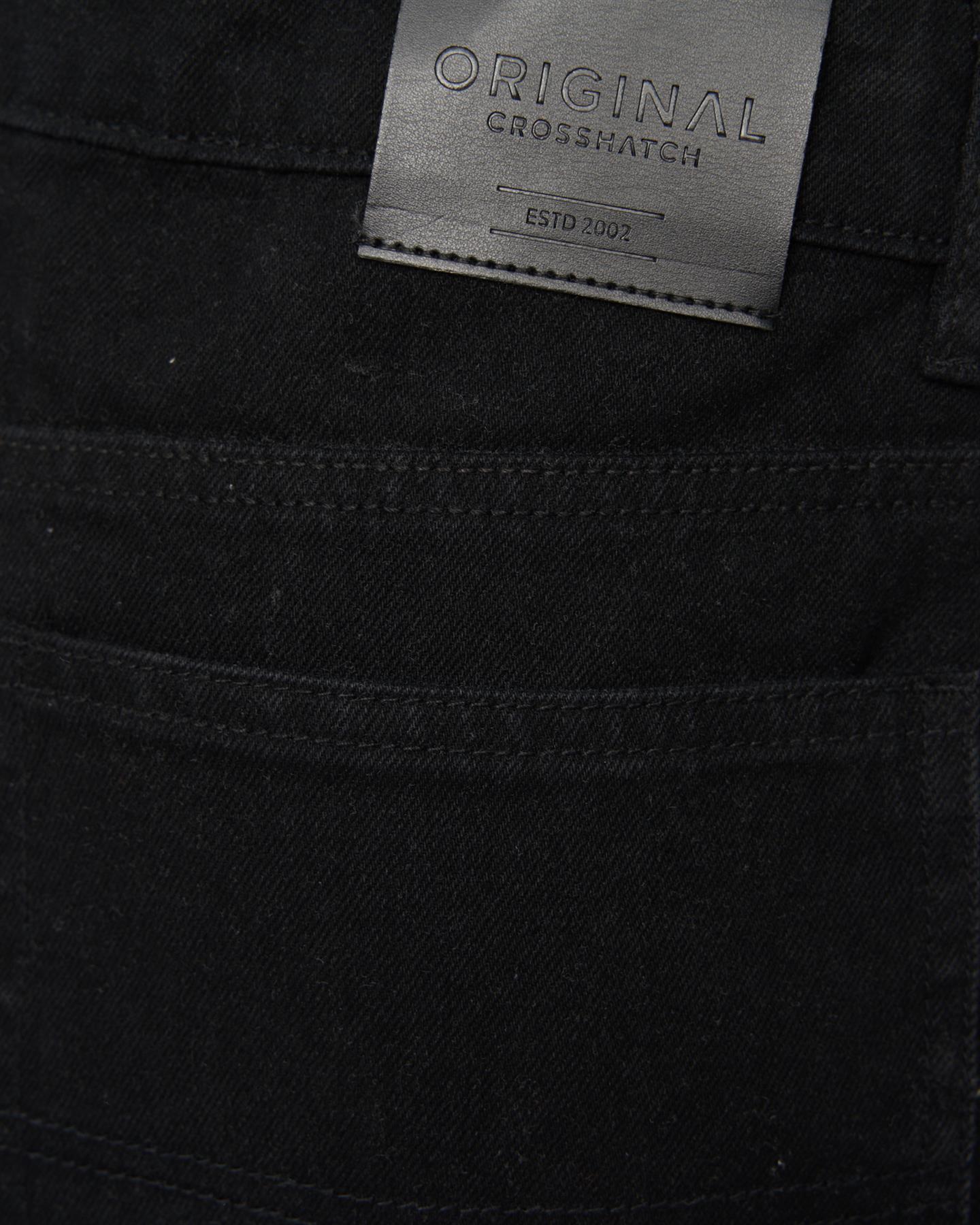 Mens Teleman Denim Shorts Black