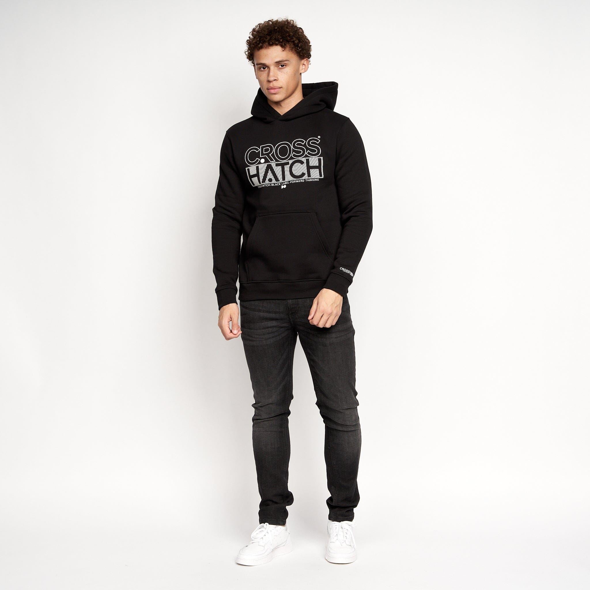 Mens Englow Hoodie 2pk Black/White