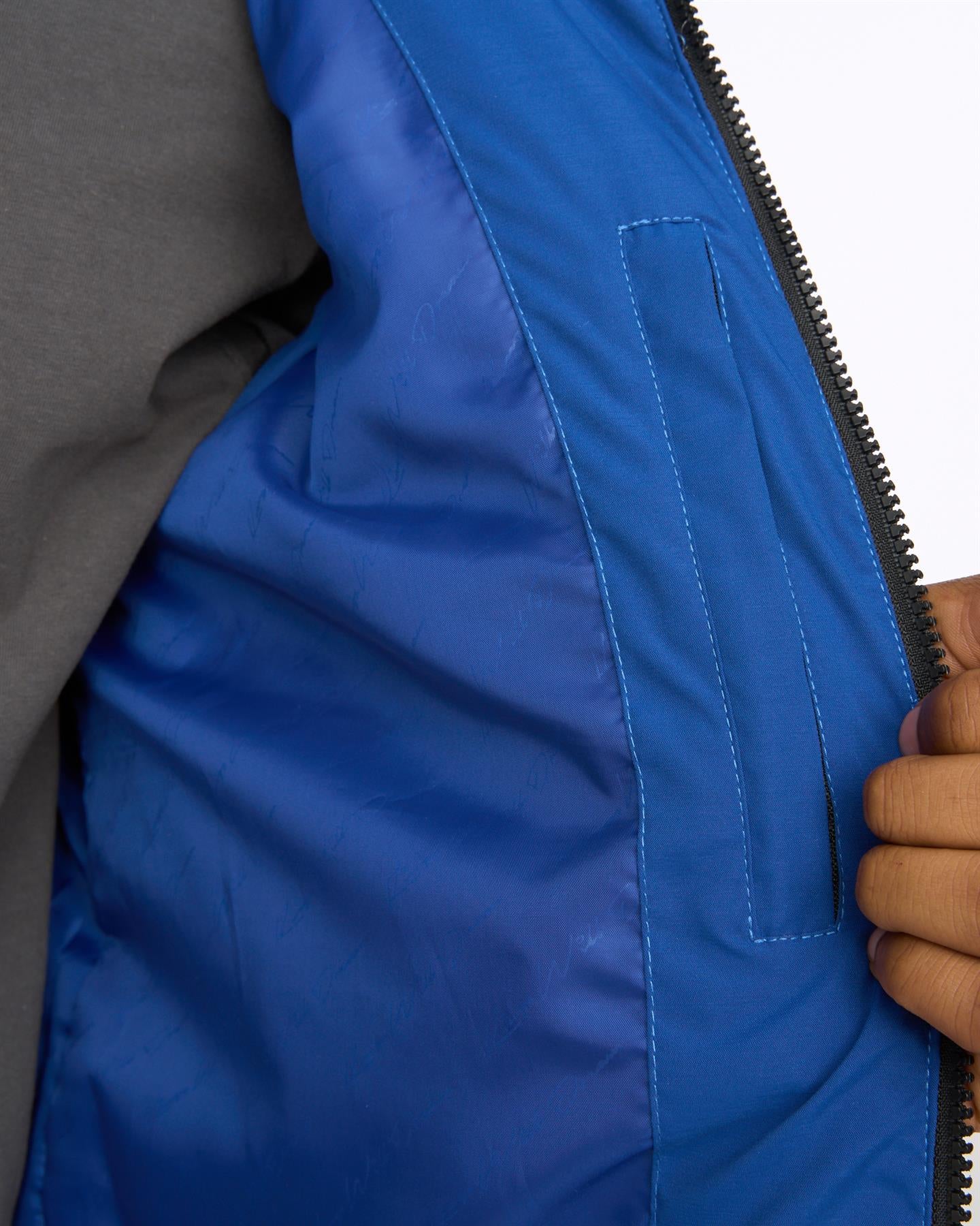 Mens Nahjo Gilet Blue