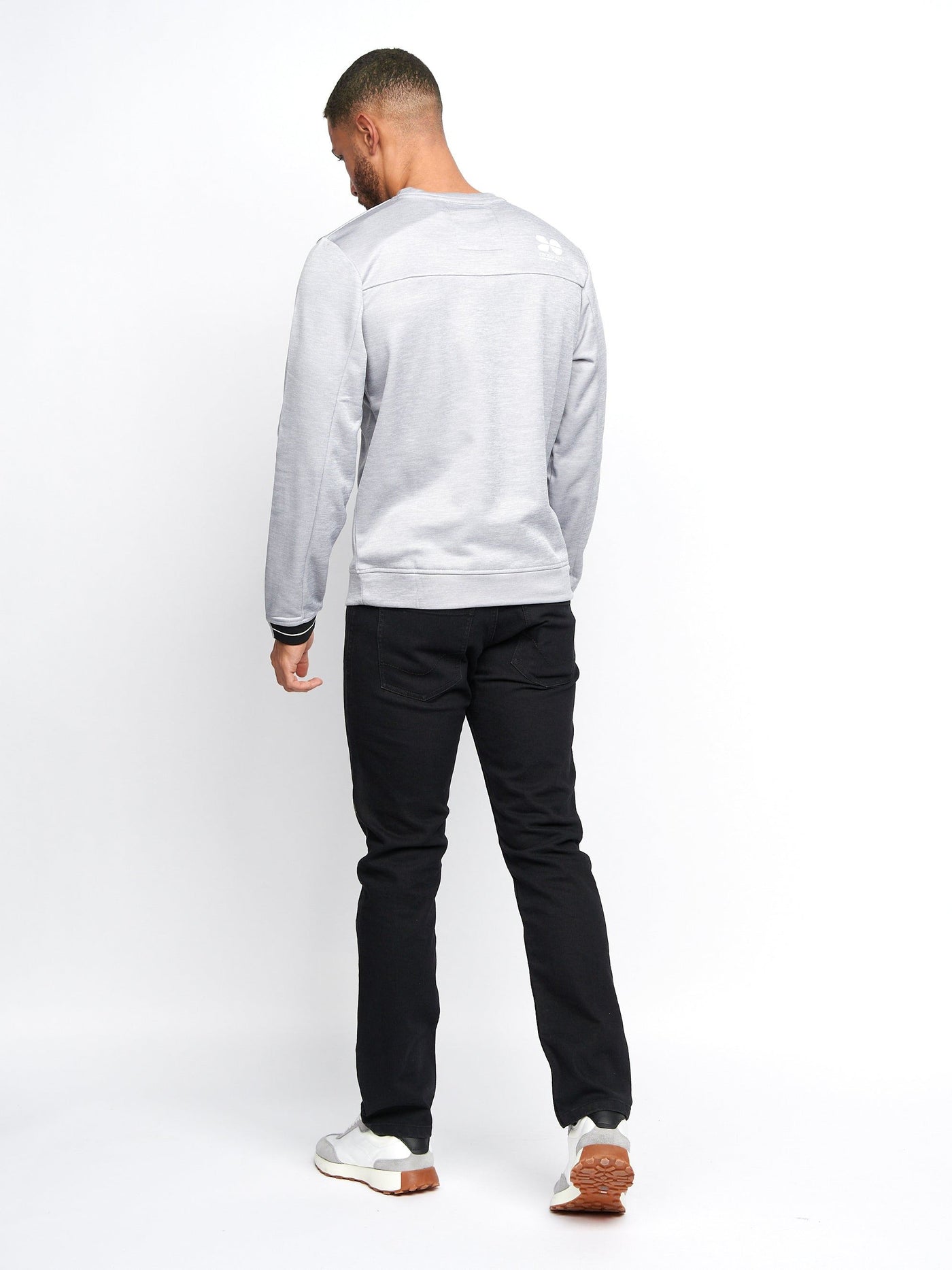 Mens Catmoore Crew Tracktop Grey