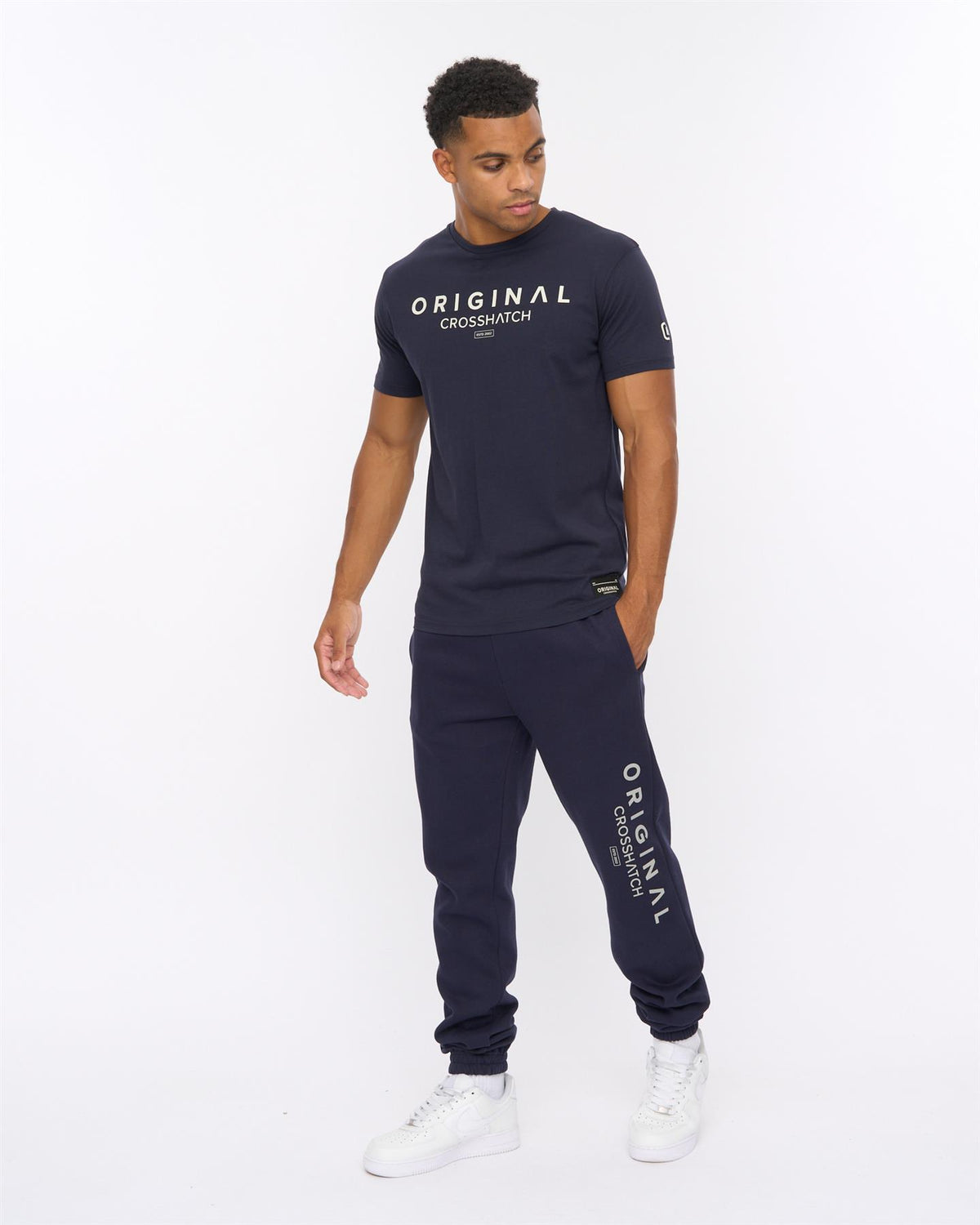 Mens Jamals Joggers Navy