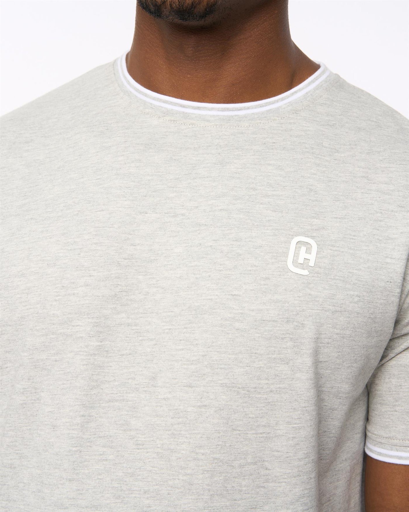 Mens Preece T-Shirt Grey Marl