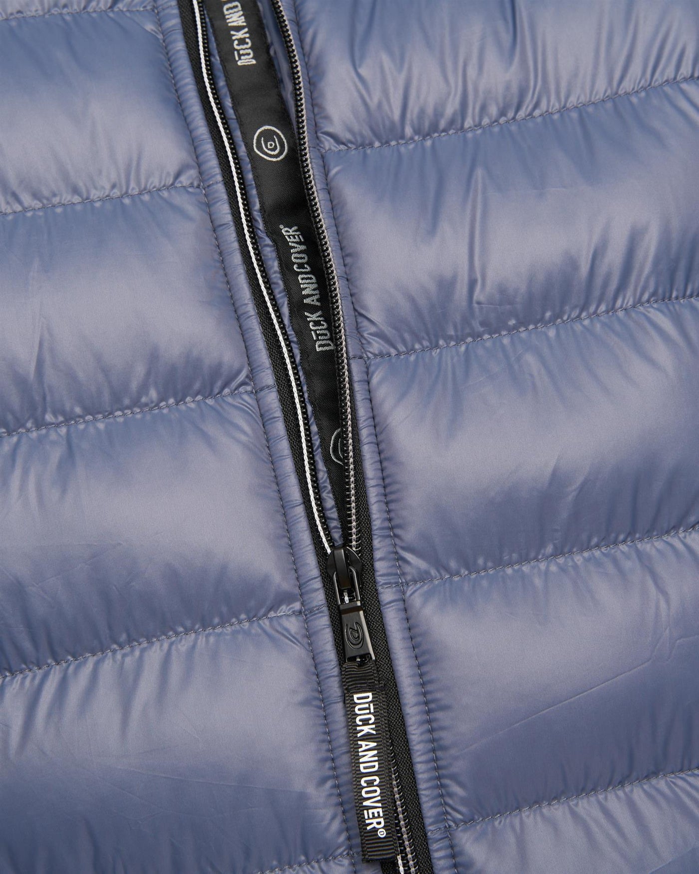 Mens Shemmy Two Quilted Jacket Denim Blue