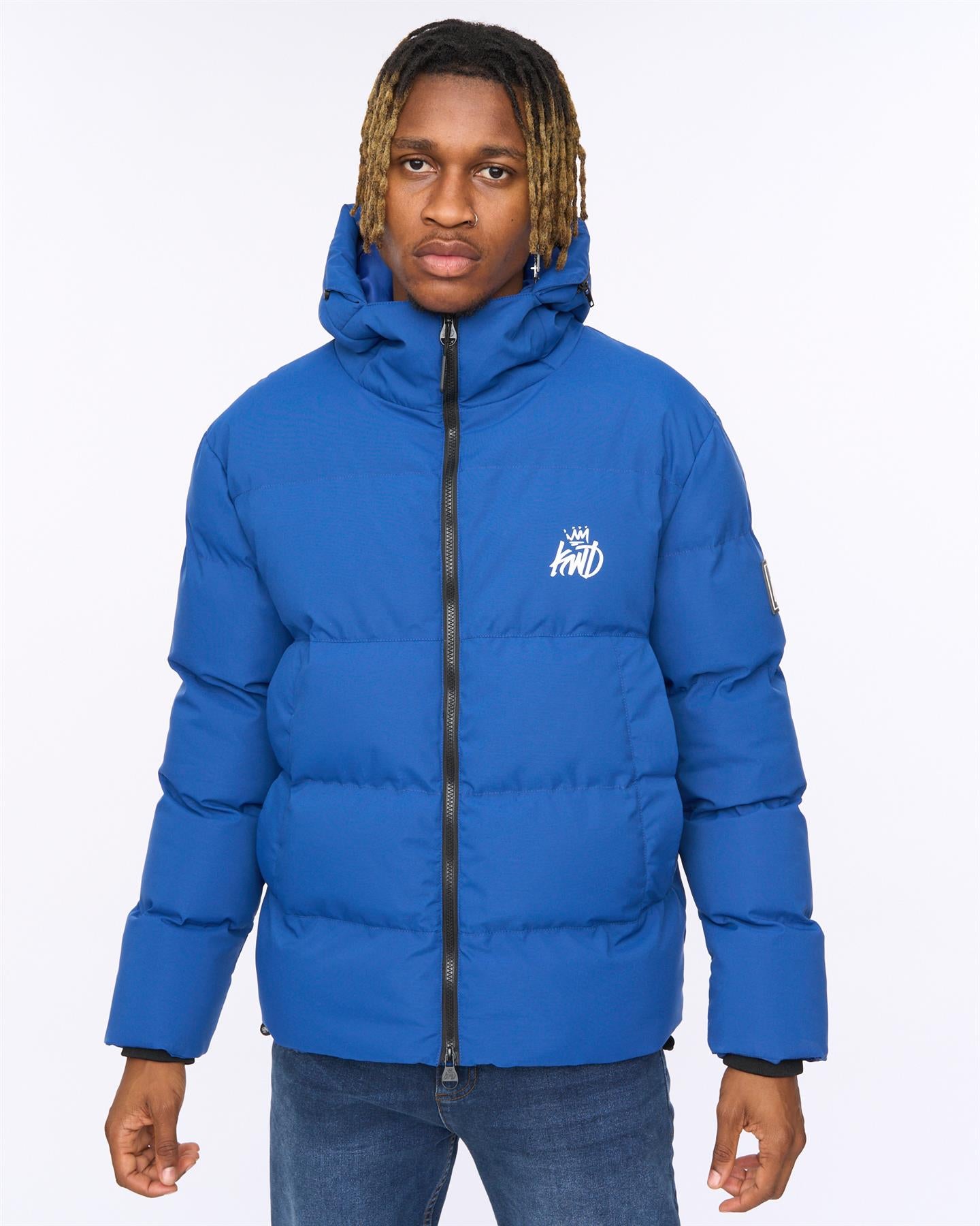 Mens Nahjo Puffer Jacket Blue