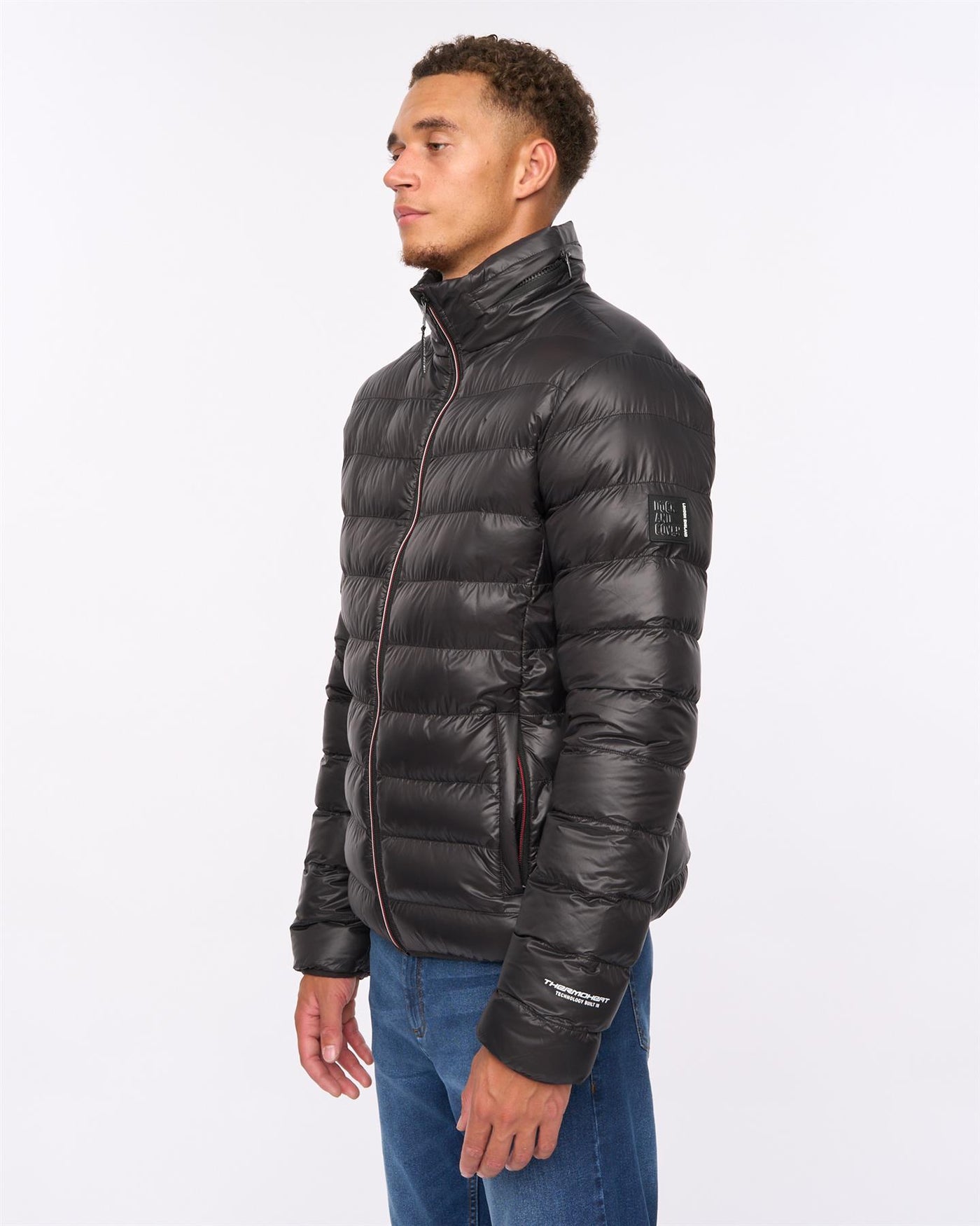 Mens Shemmy Two Quilted Jacket Black