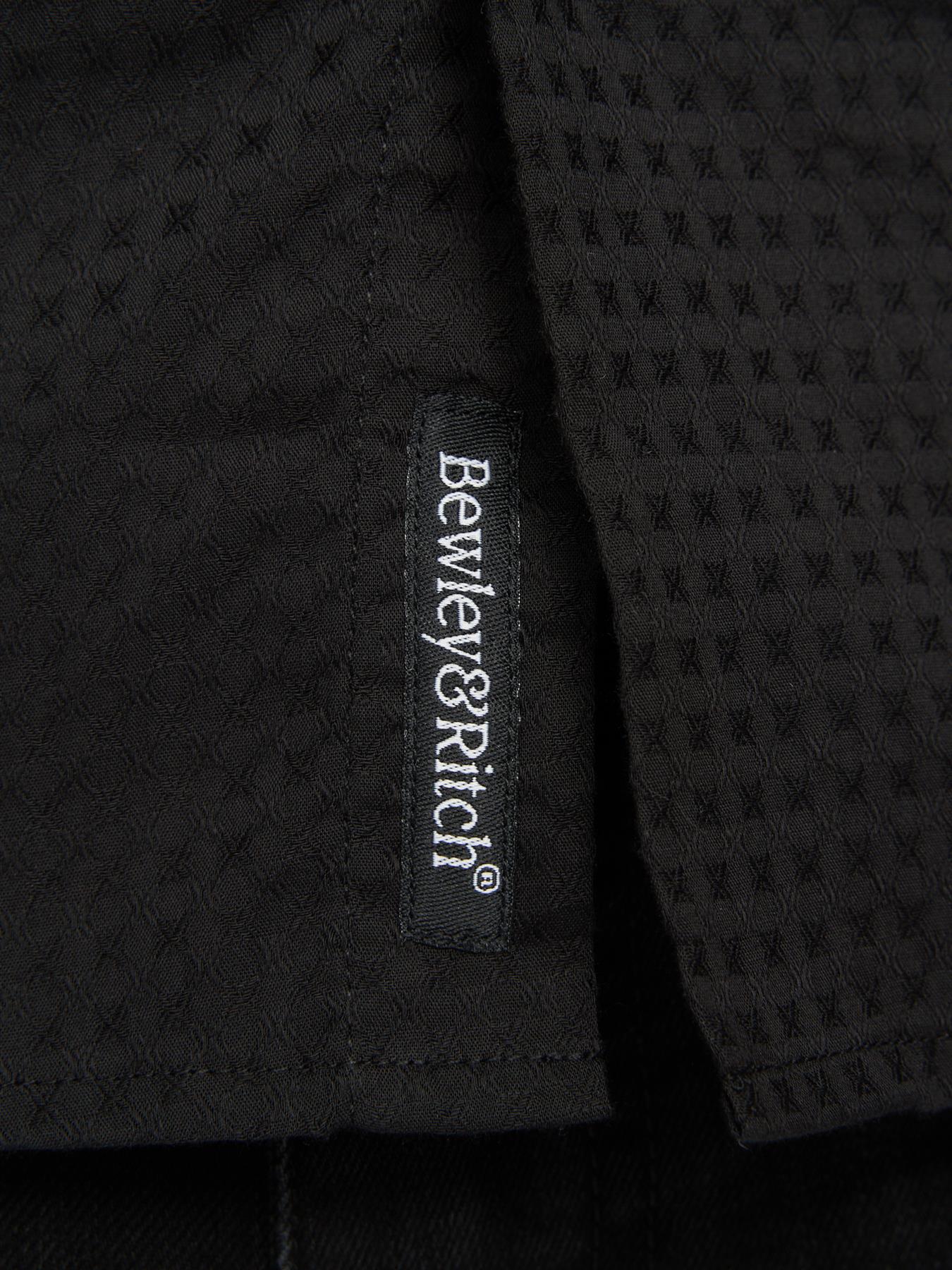 Mens  Edgeworth Slim Fit Shirt Black