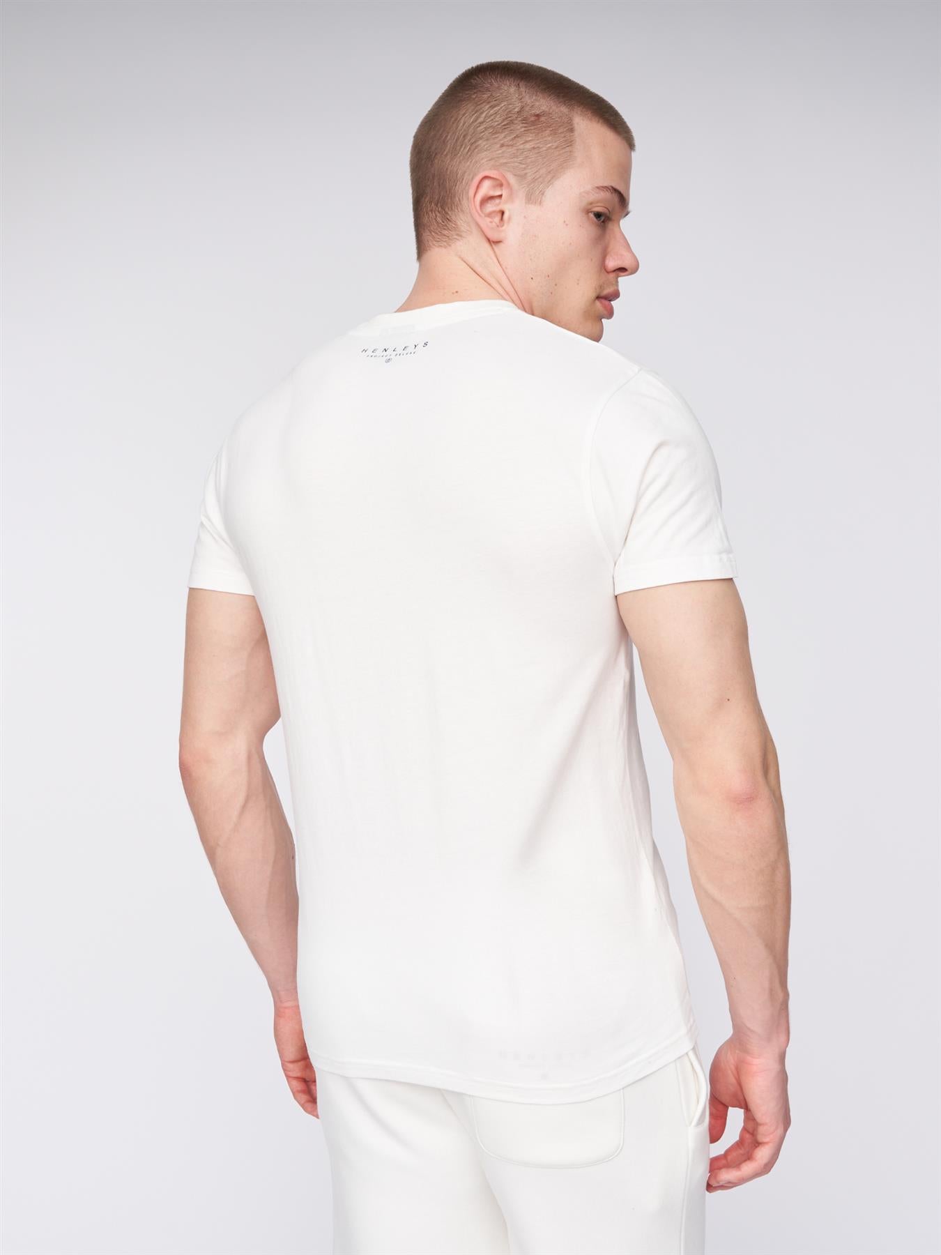 Mens Aitchen T-Shirt Off White