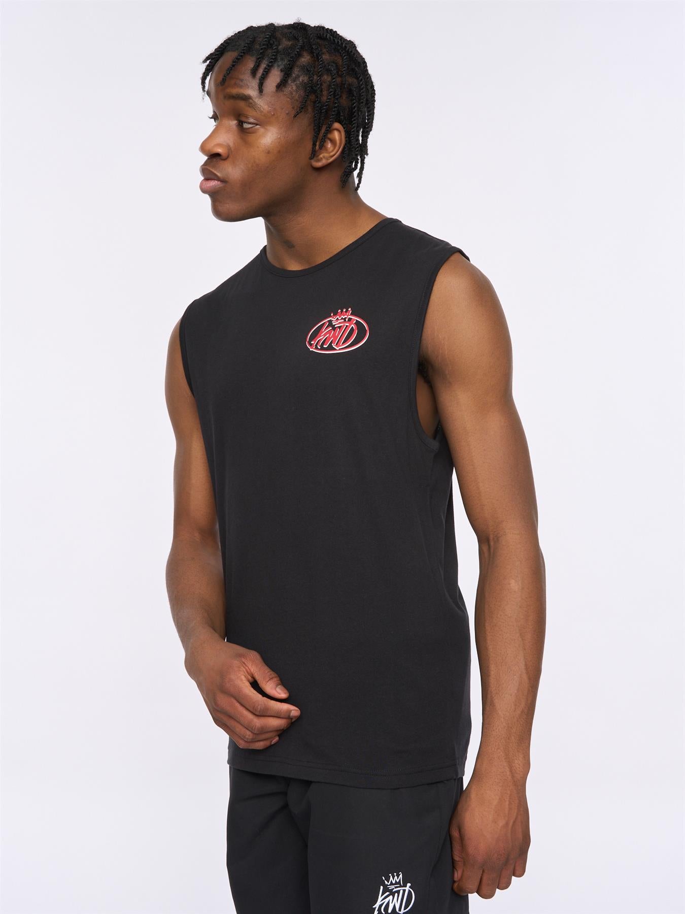 Mens Soap Tank Top Black