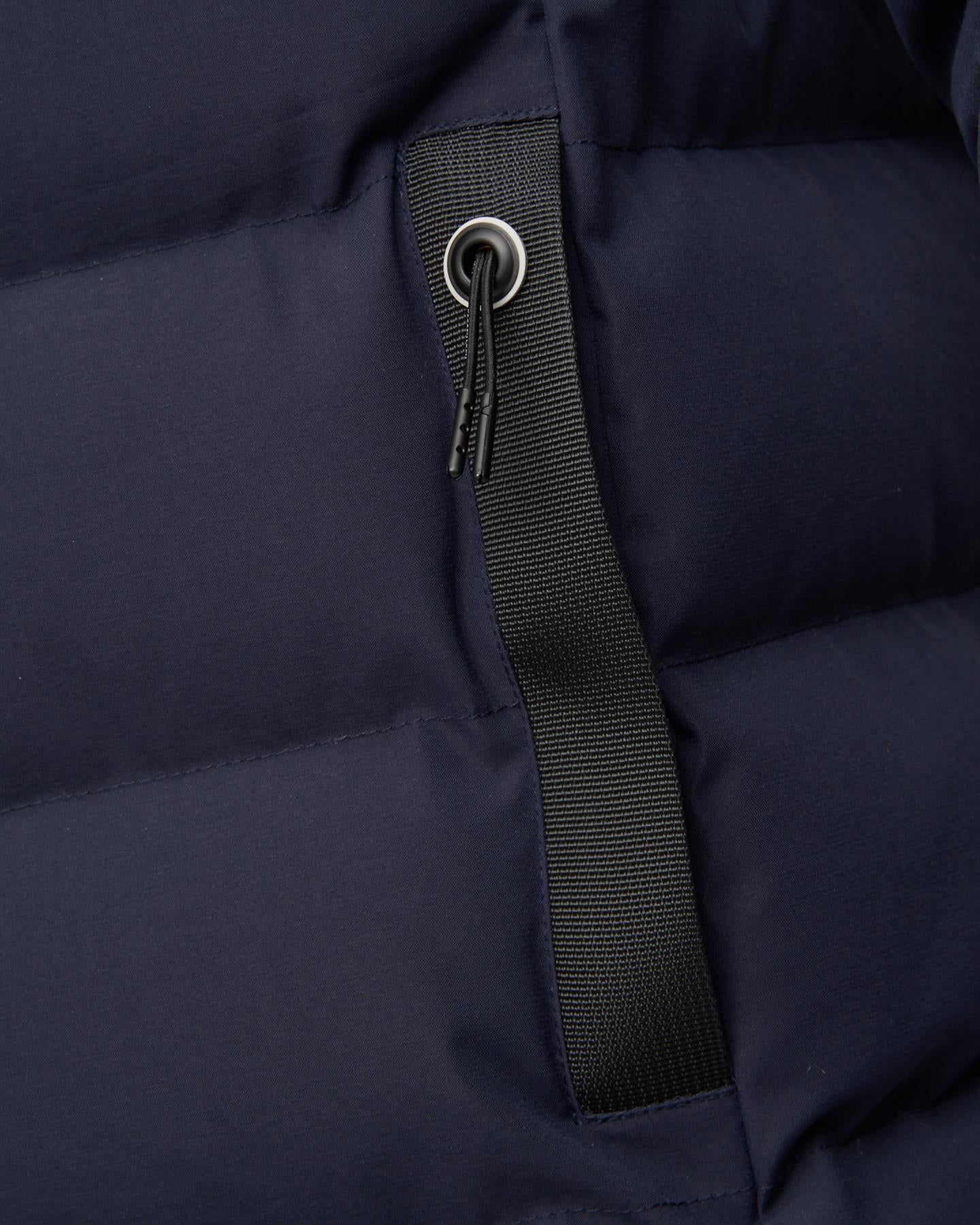 Mens Kampleys Embossed Jacket Navy