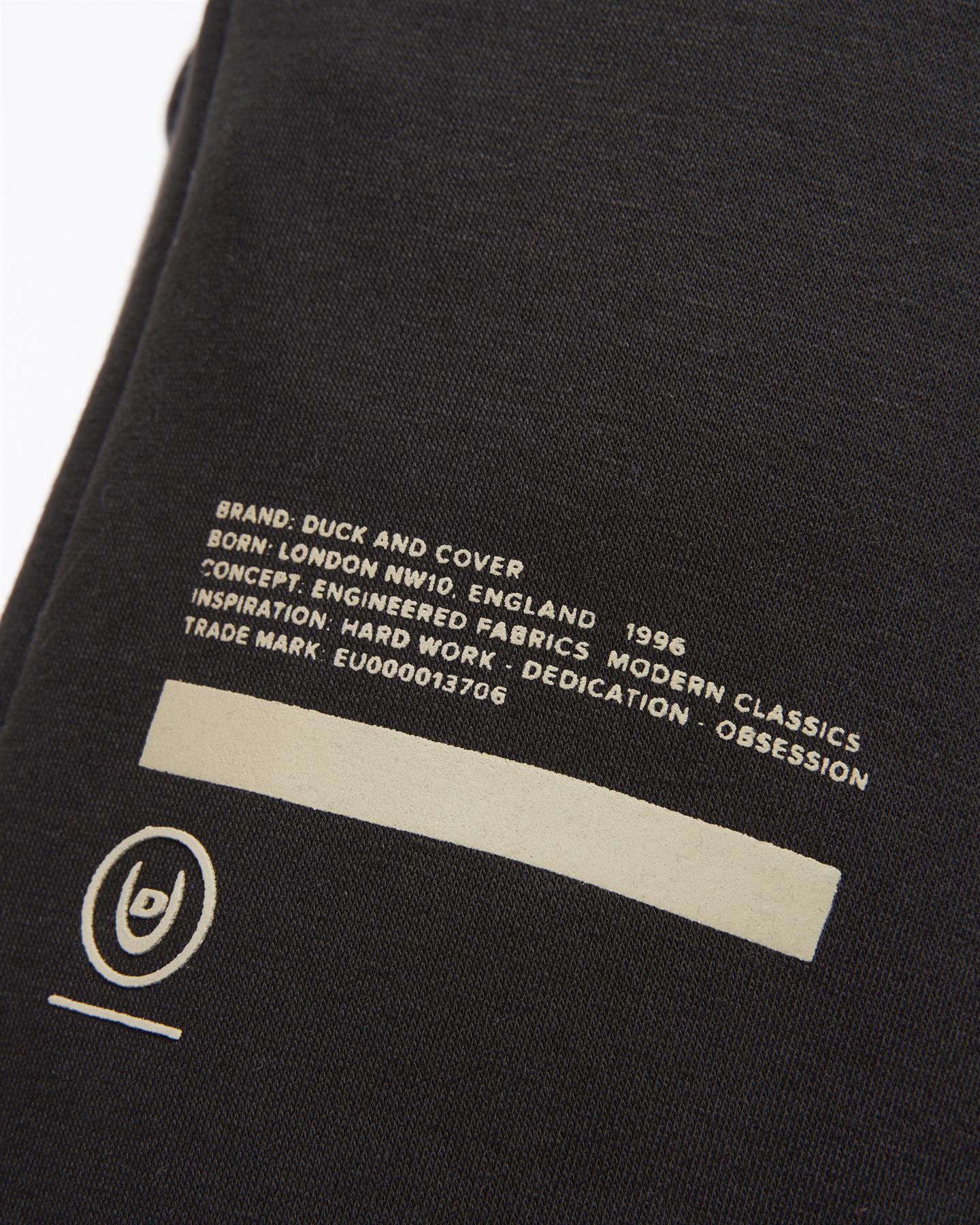 Mens Jennerkins Crew Sweat & Joggers Set Black