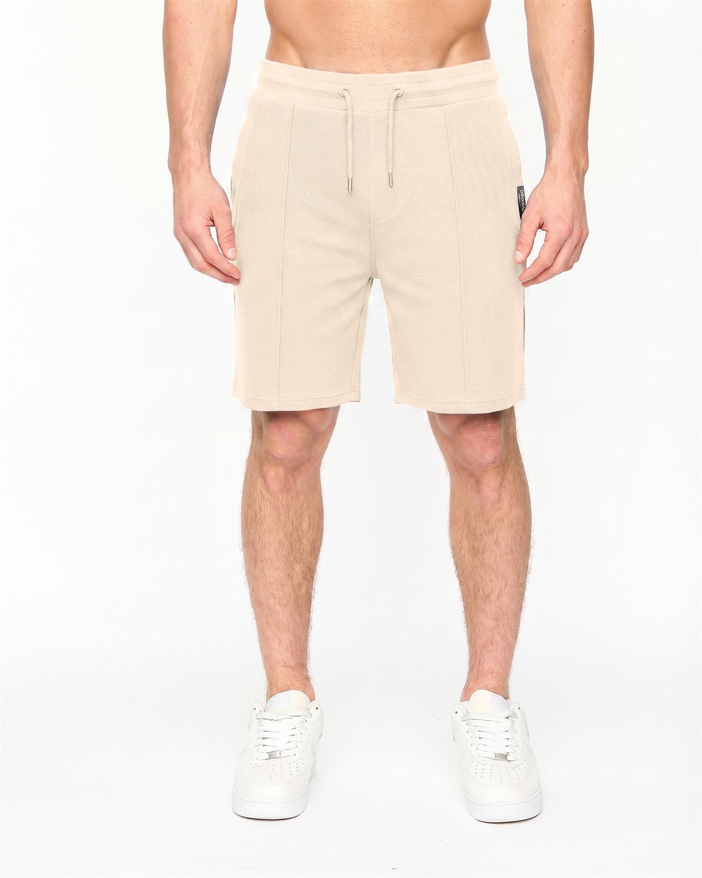 Mens Hartlay T-Shirt & Shorts Set Neutral