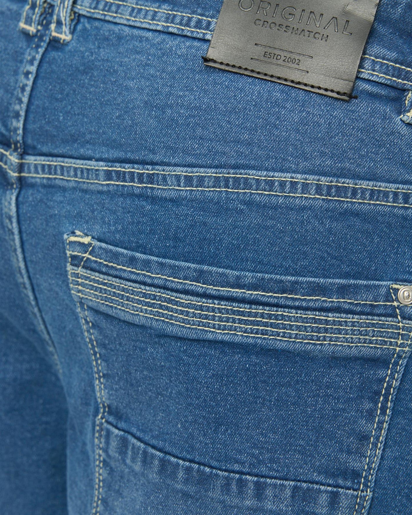 Mens Kamaline Denim Shorts Mid Wash