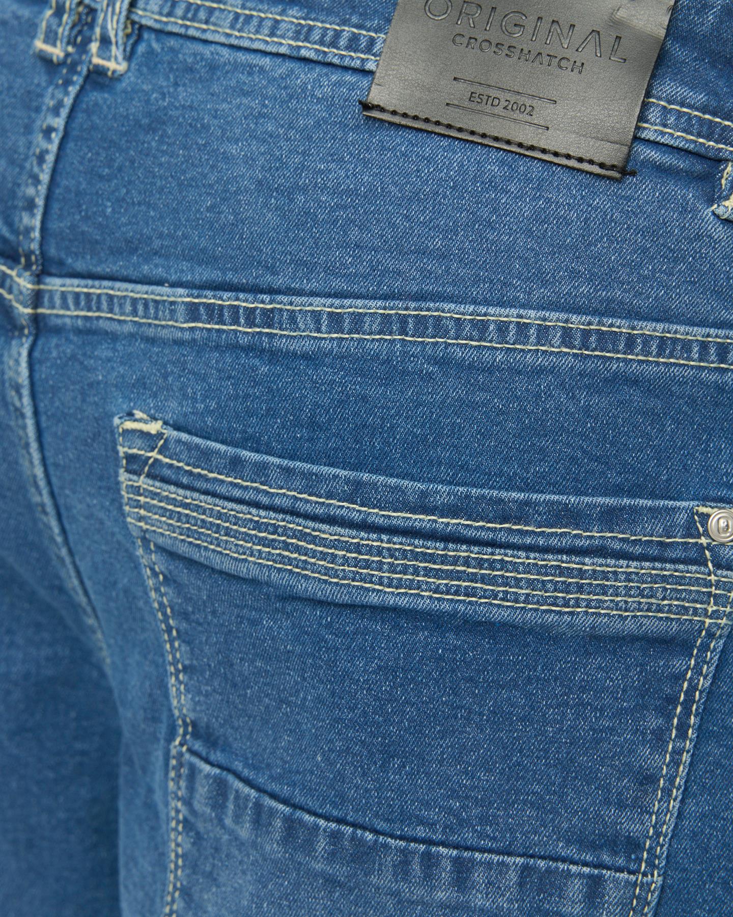 Mens Kamaline Denim Shorts Mid Wash