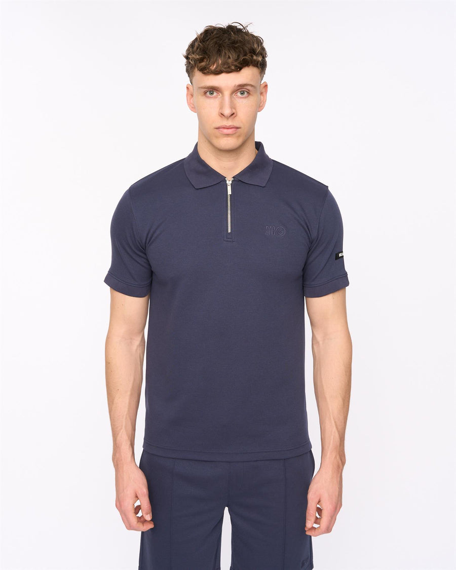 Mens Sherborn Polo Denim Blue