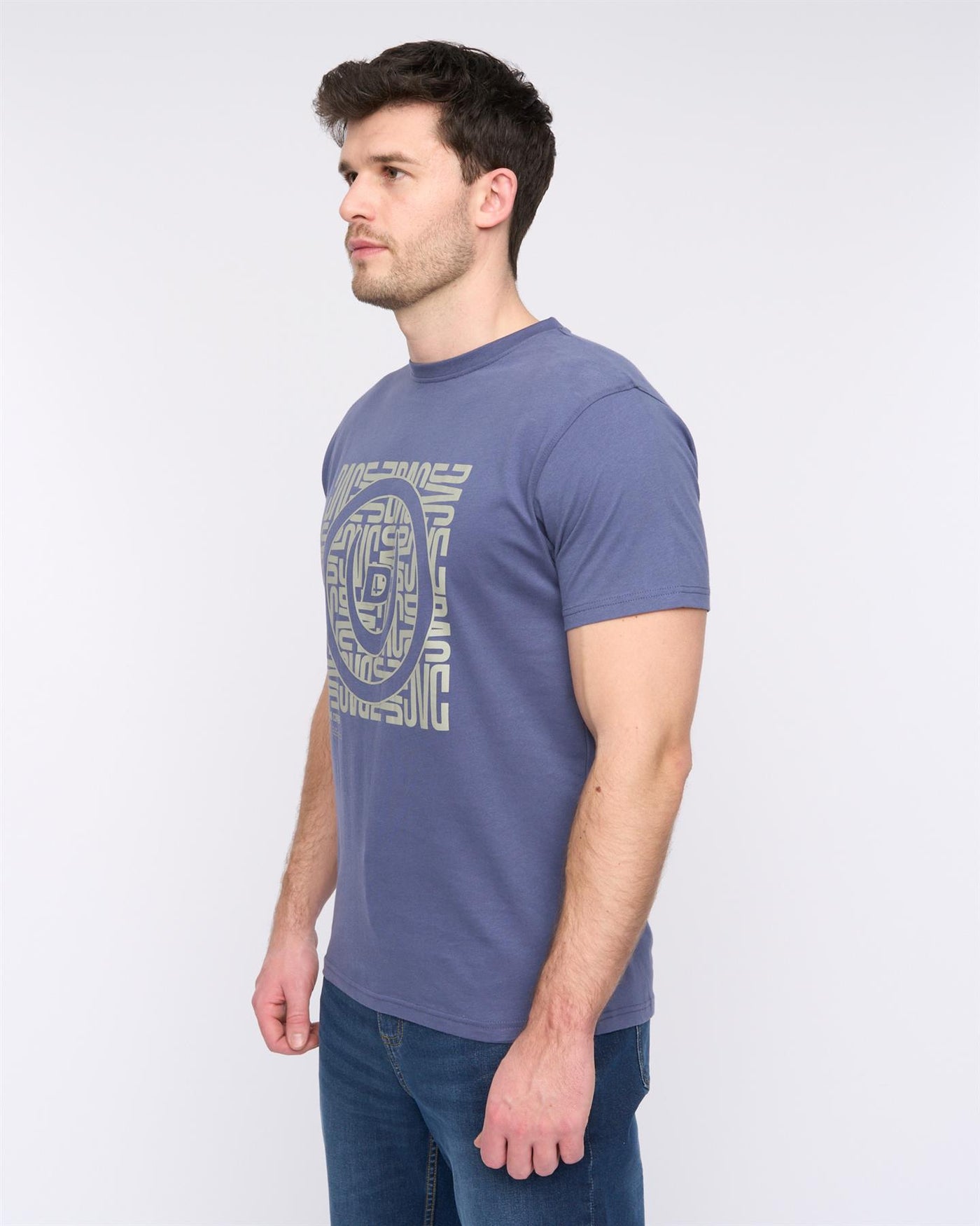 Mens Pixalate T-Shirt Navy