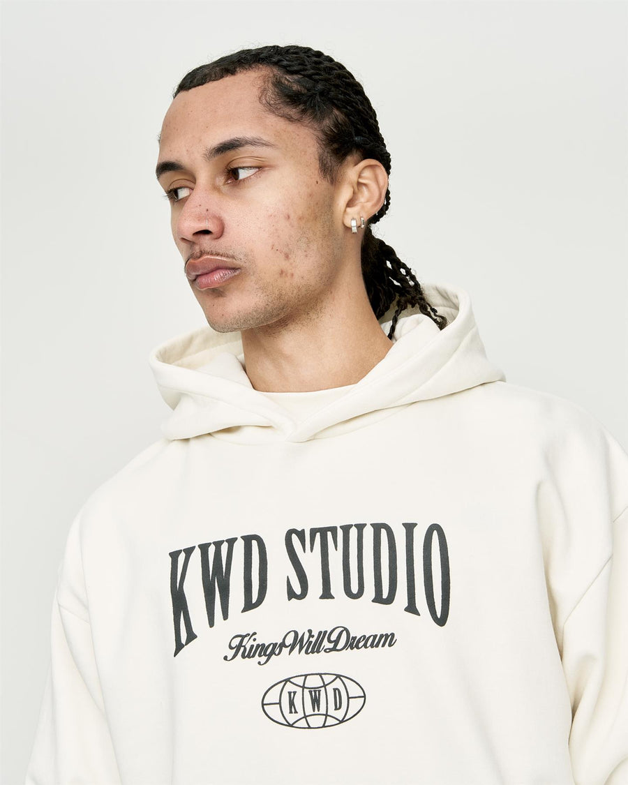 Mens Studio Studios Hoodie Off White