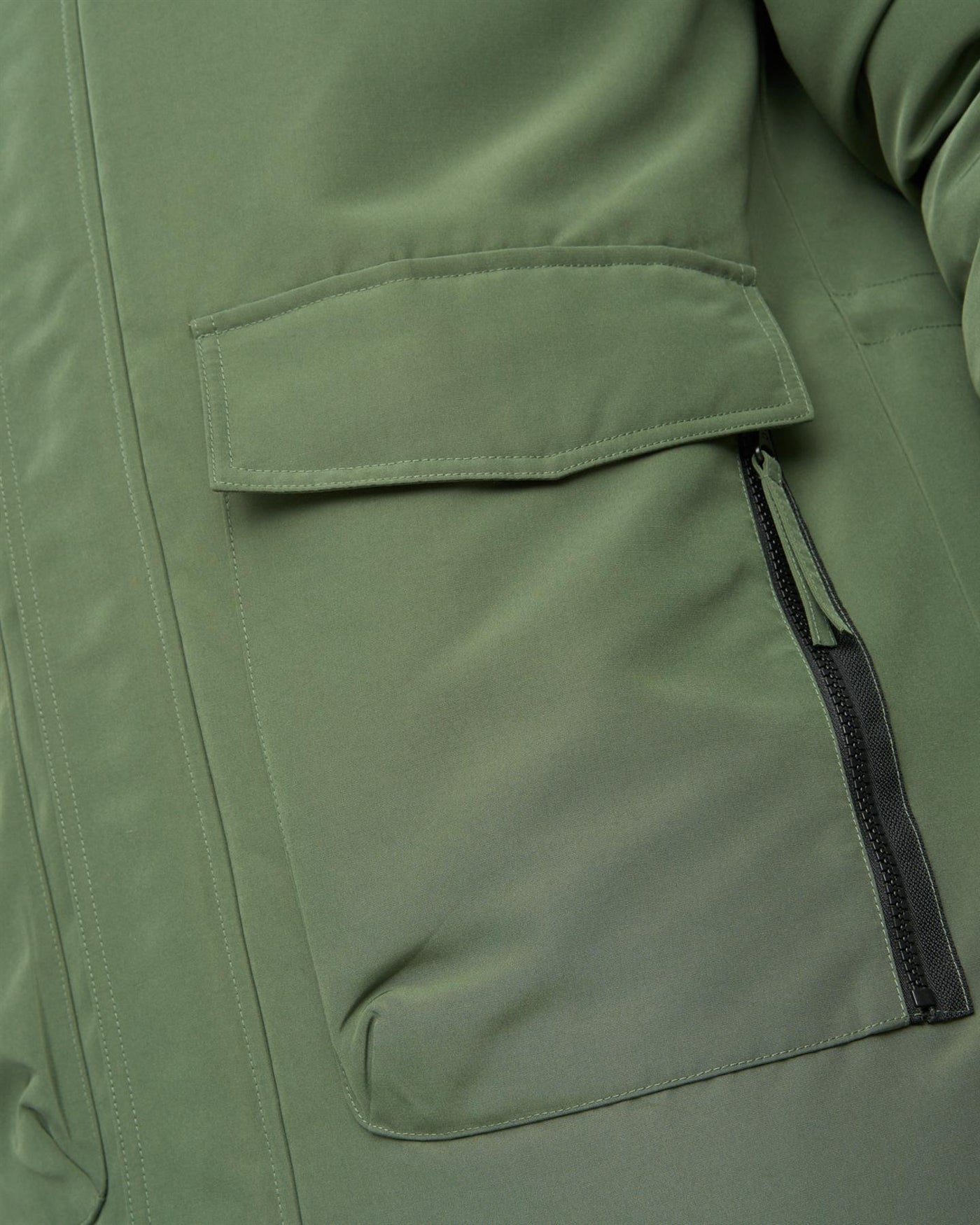 Mens Copfords Parka Dark Olive
