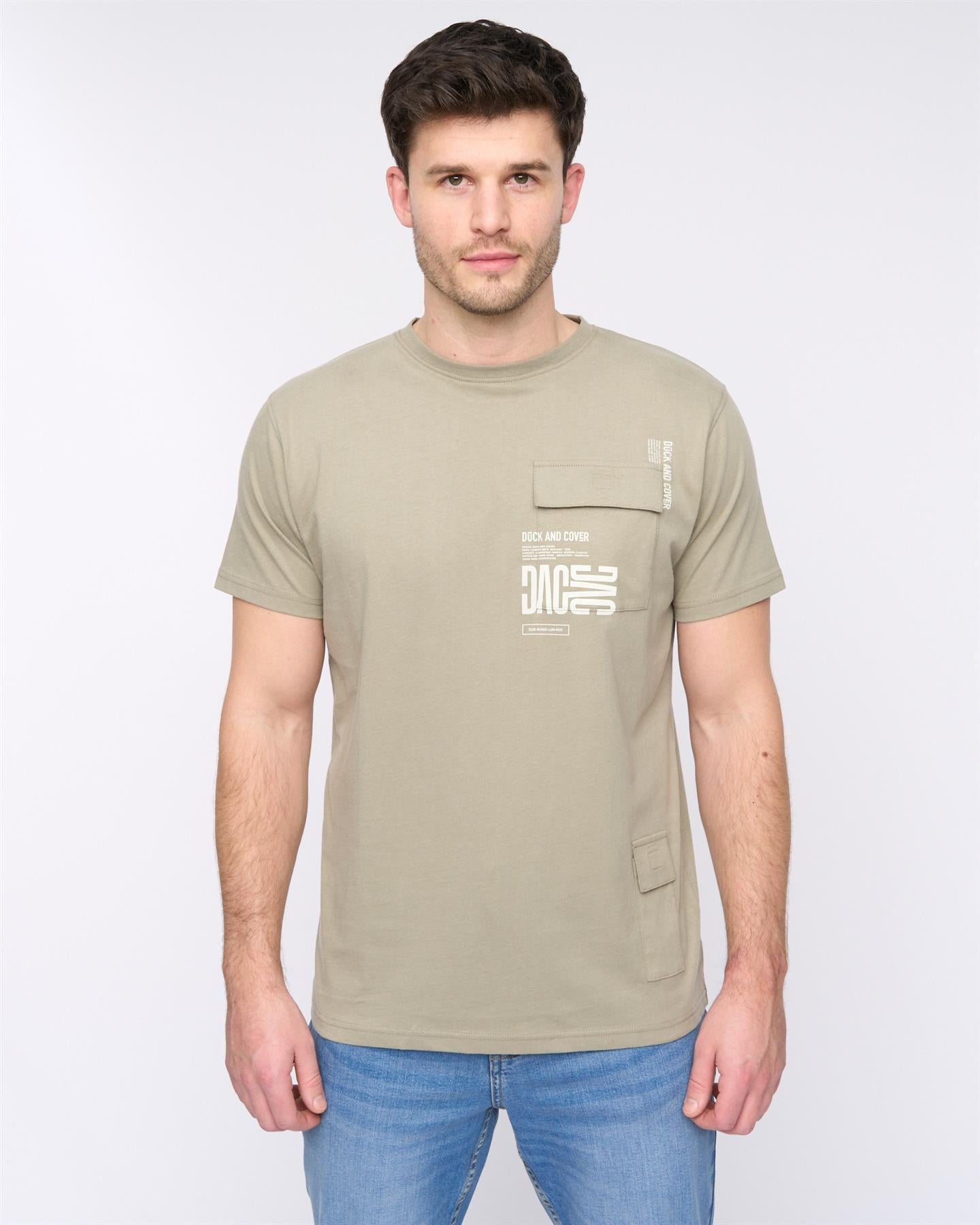 Mens Trentflax T-Shirt Sage