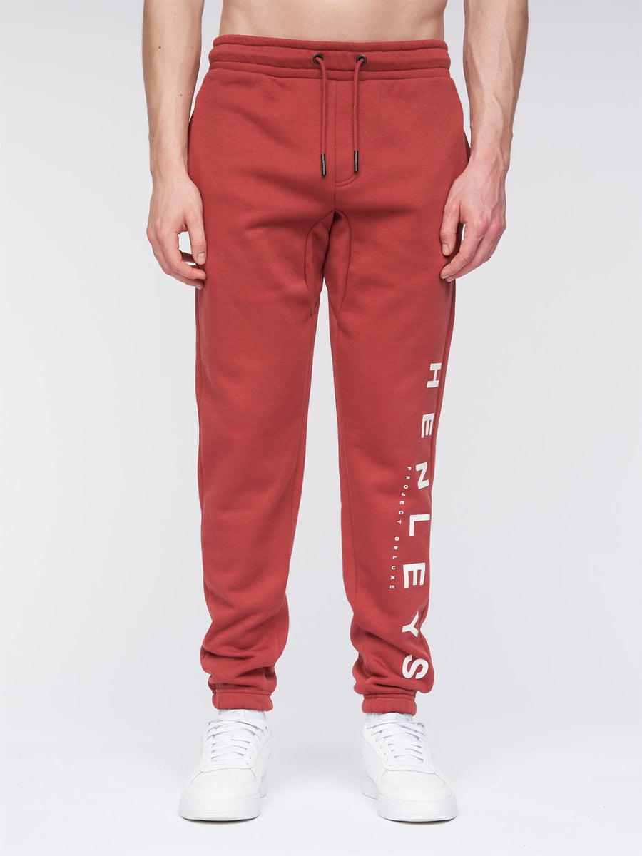 Mens Classhen Joggers Deep Red