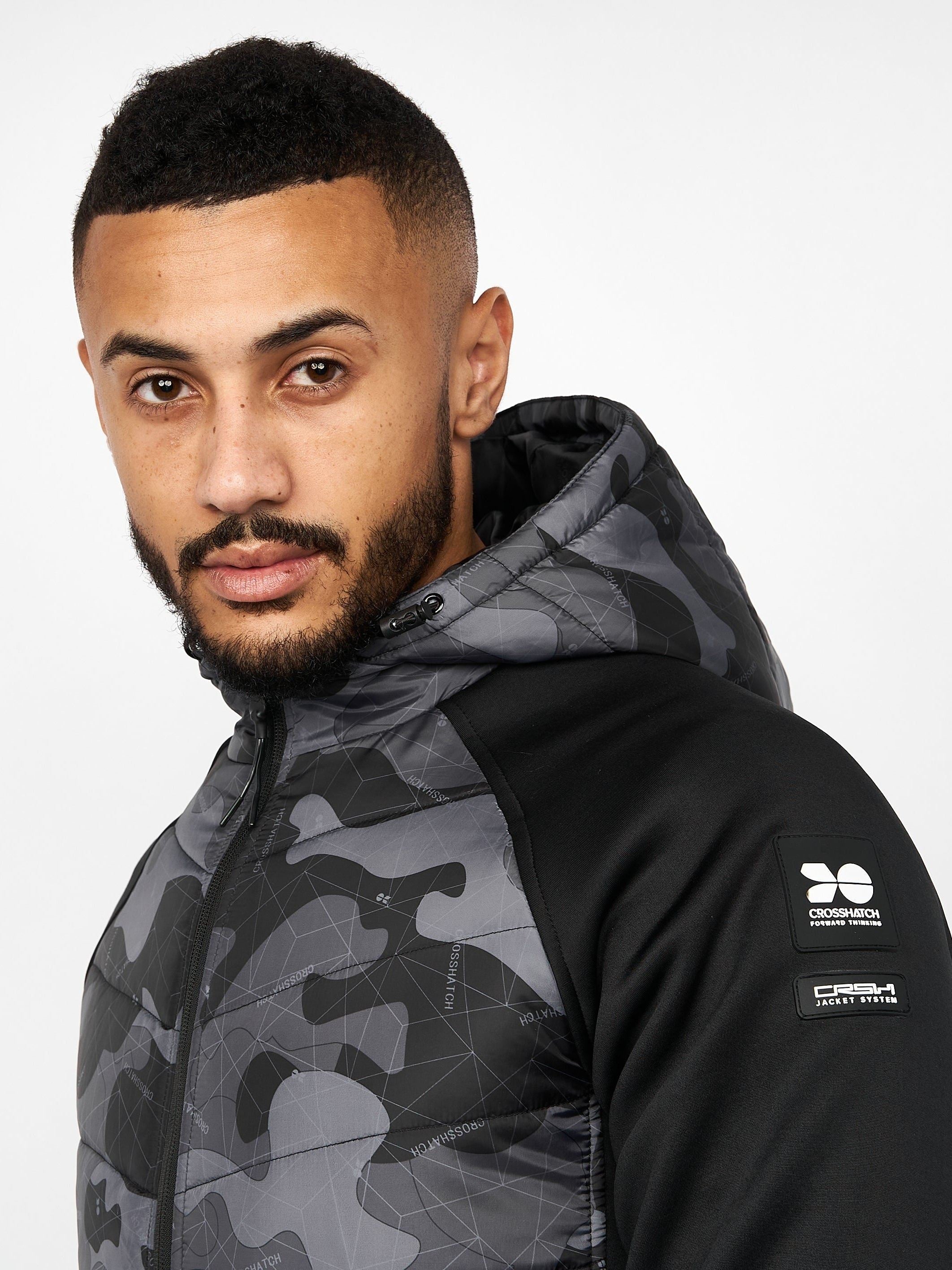 Mens Jamilar Jacket Dark Camo