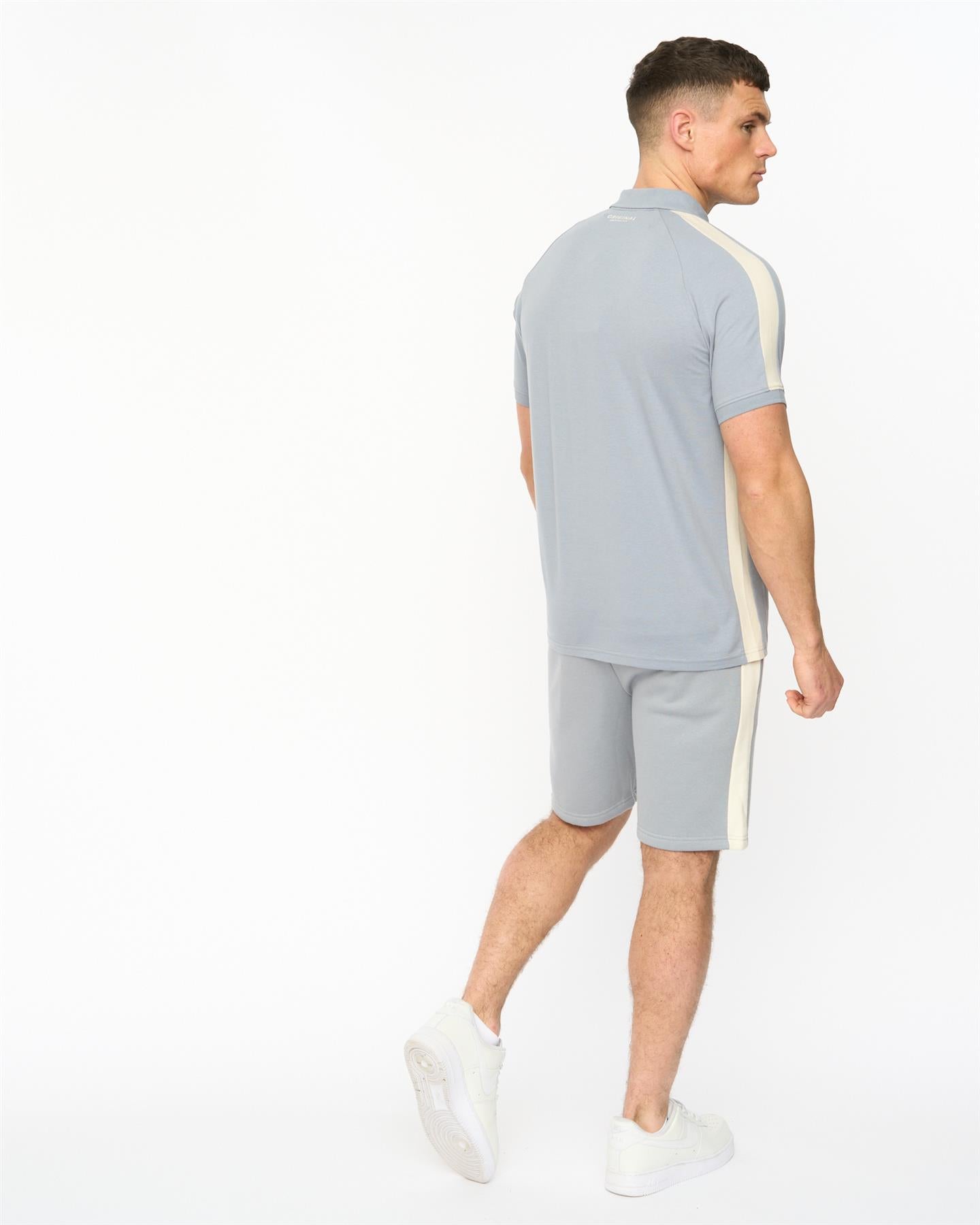 Mens Cresswill Polo Steel Blue