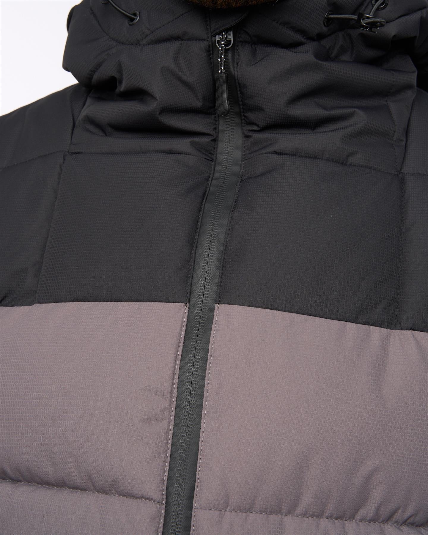 Archdale Puffer Jacket Black/Charcoal