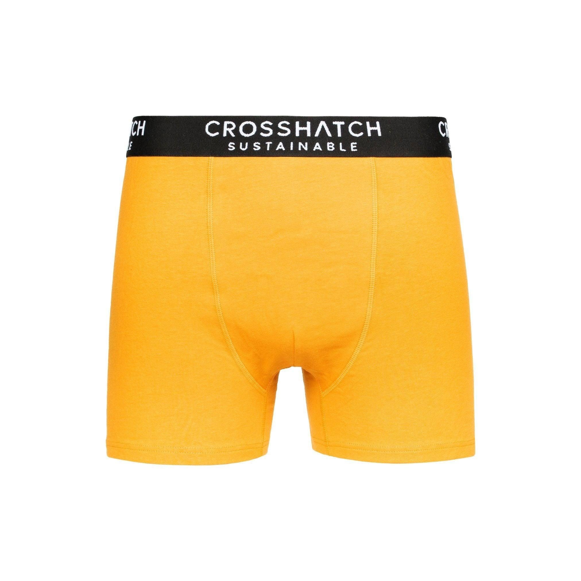 Crosshatch Mens Orlander A Boxers 5pk Black/Navy/Blue/Mustard/White