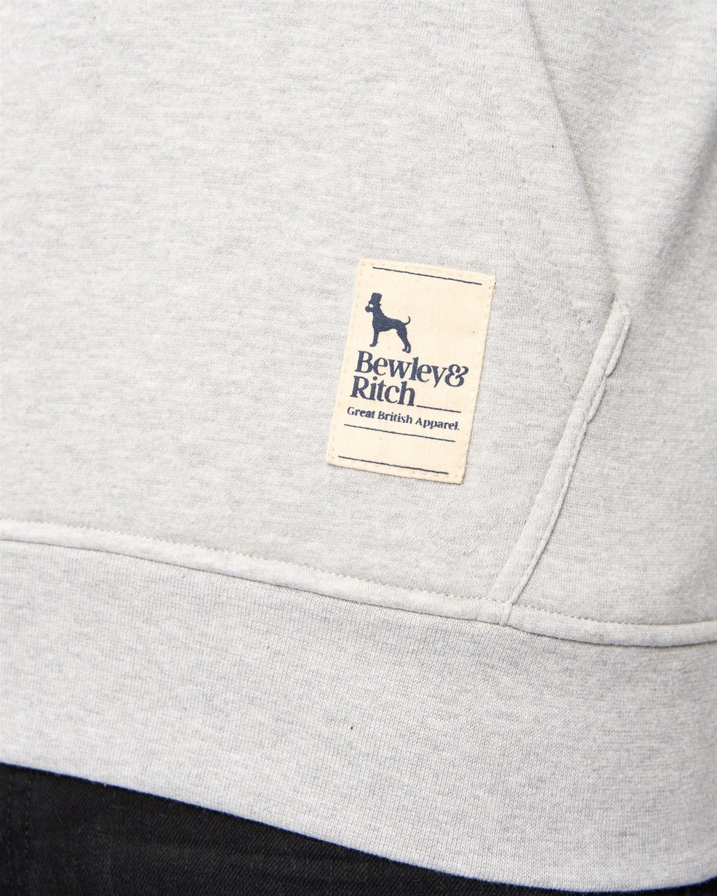 Mens  Nuford Hoodie Light Grey Marl