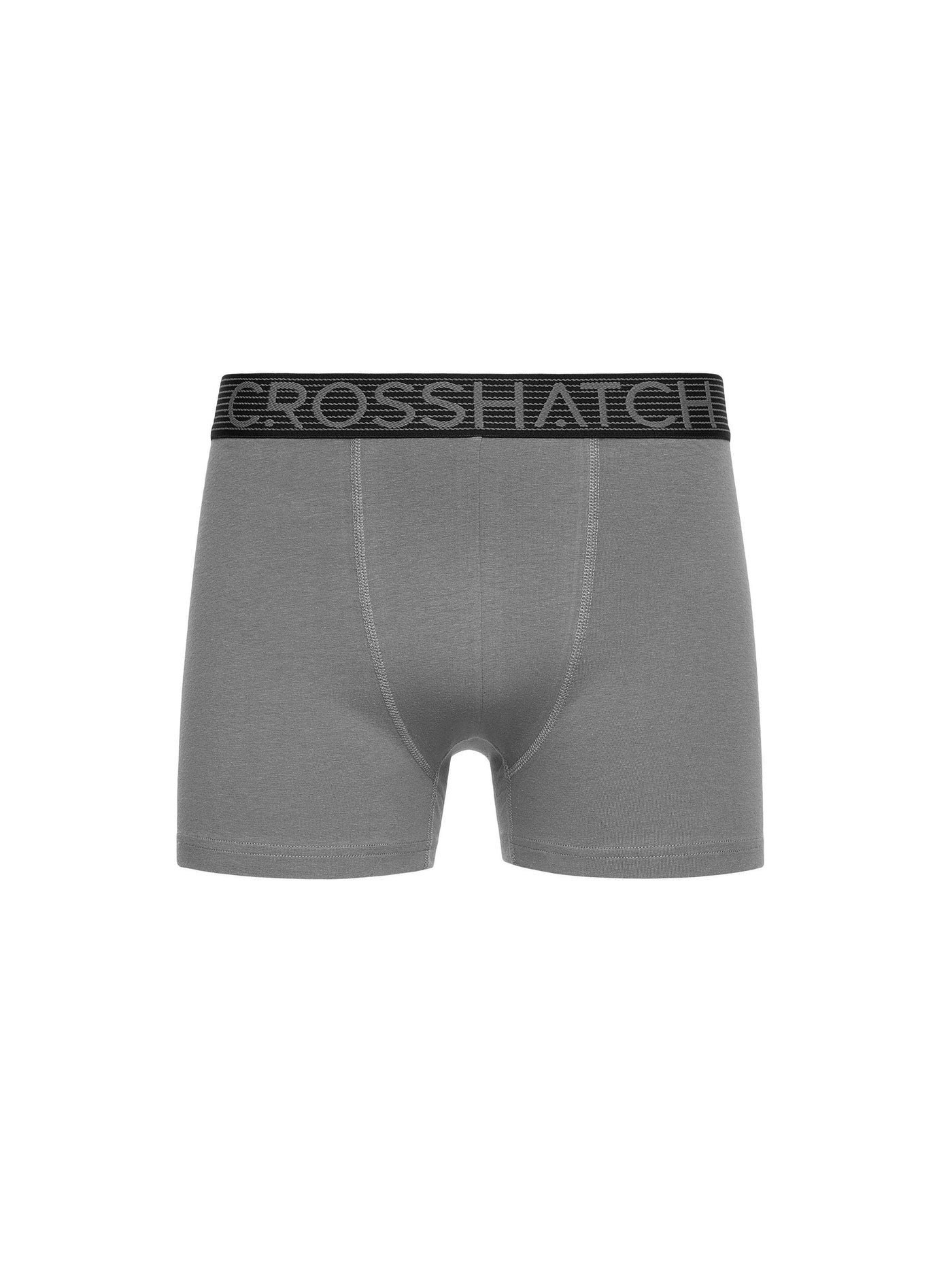Mens Buzzard Boxers 5pk Grey Marl
