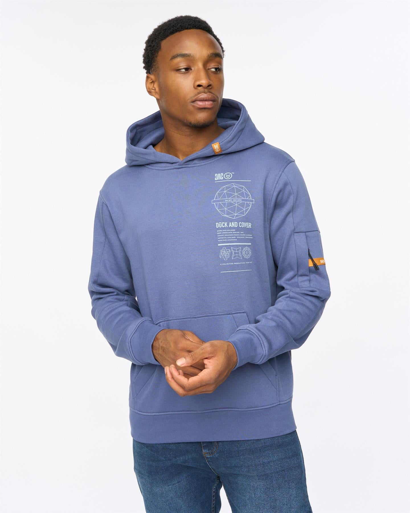 Mens Ashland Hoodie Denim Blue