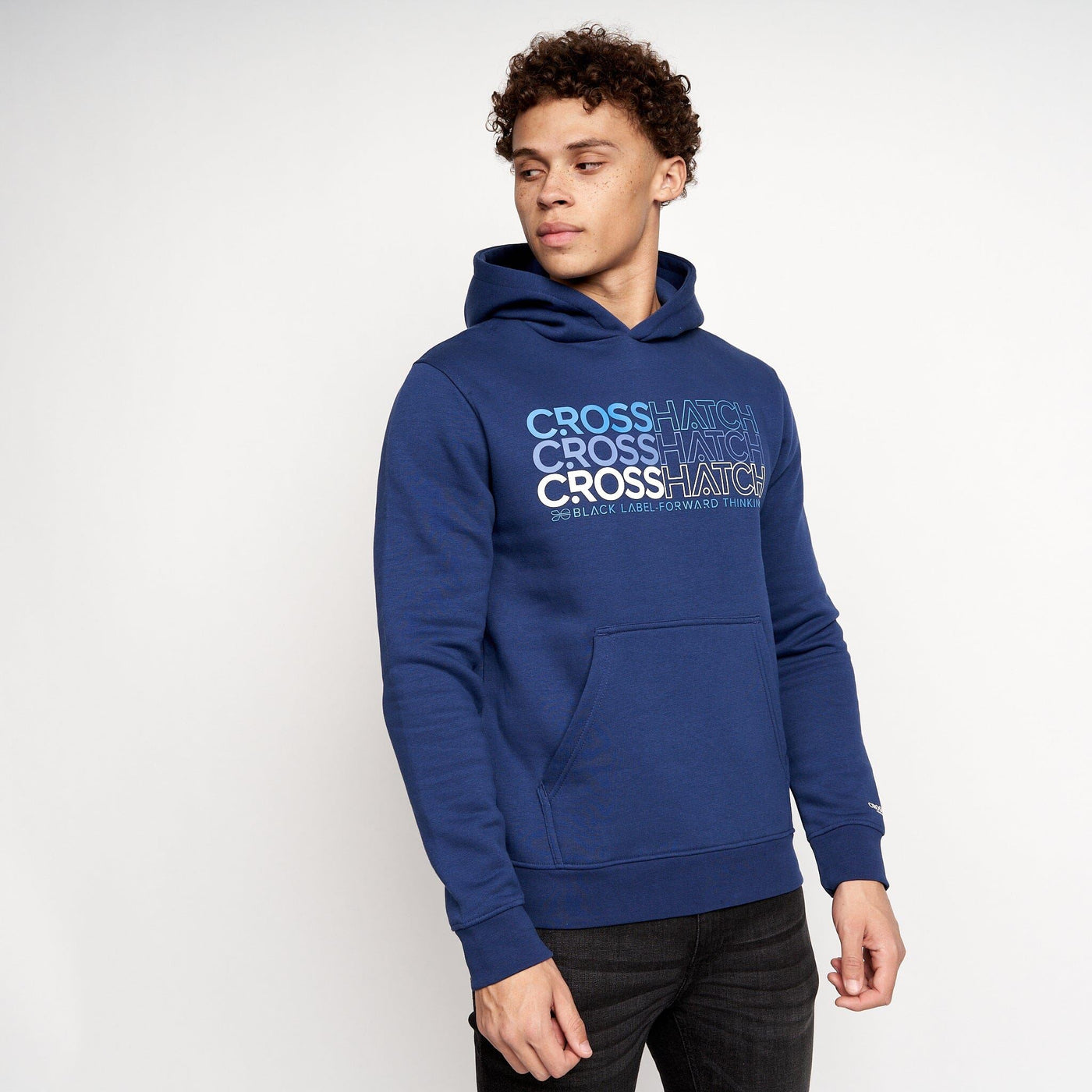 Mens Larmen Hoodie 2pk Navy/Blue